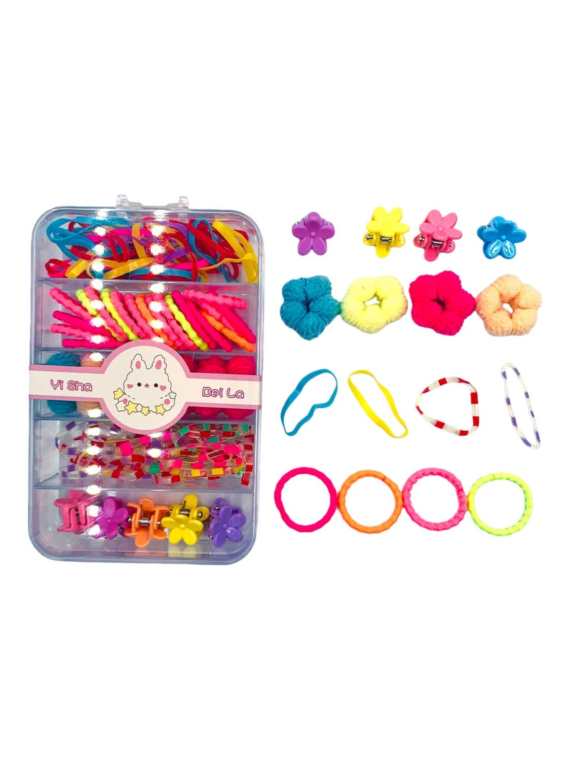 Kit Organizadora Acessorio Cabelo Infantil Menina 6 Caixas
