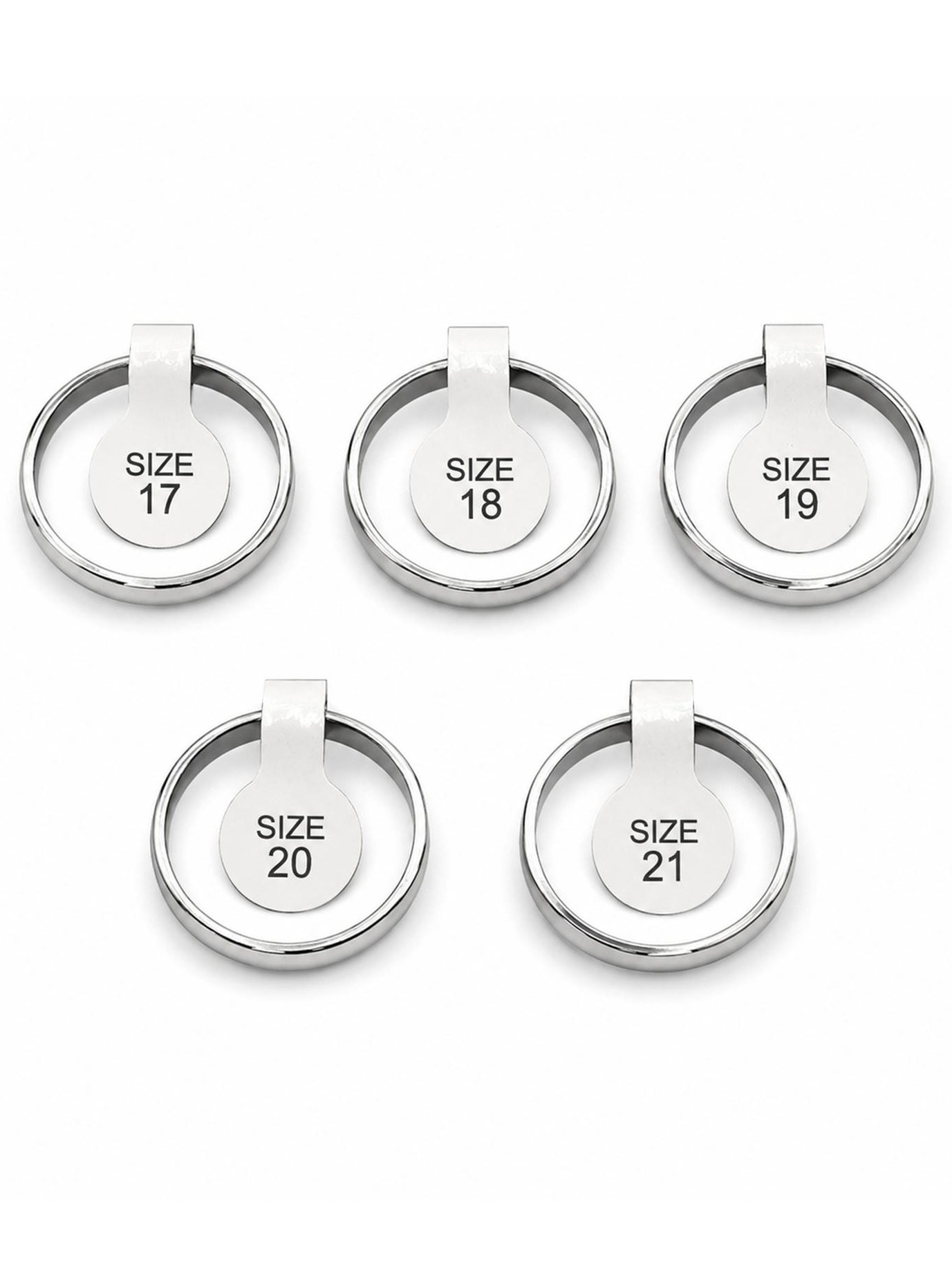 Anel Aliança Aço Inox 316L Prata Liso Plano Compromisso 36Un