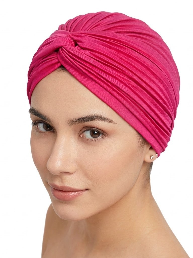 Kit 12 Touca Turbante Plissada Feminina Acessório Cabelo