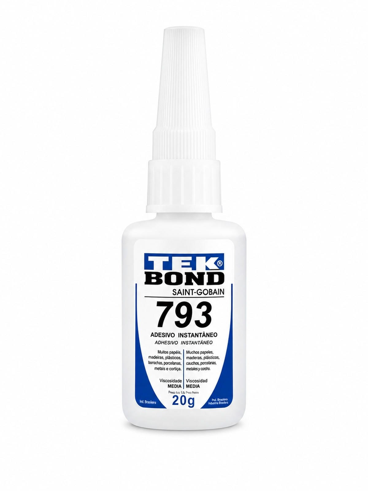 Kit12 Cola Instantânea de Cianoacrilato 20g Adesivo Multiuso