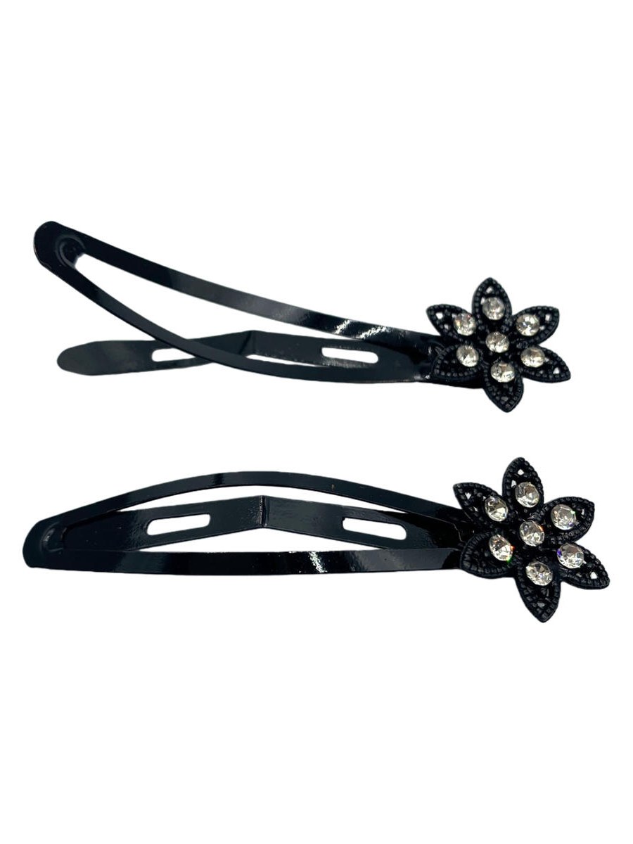 Presilha Cabelo Tic Tac Strass Brilho Penteado Adulto Kit 10