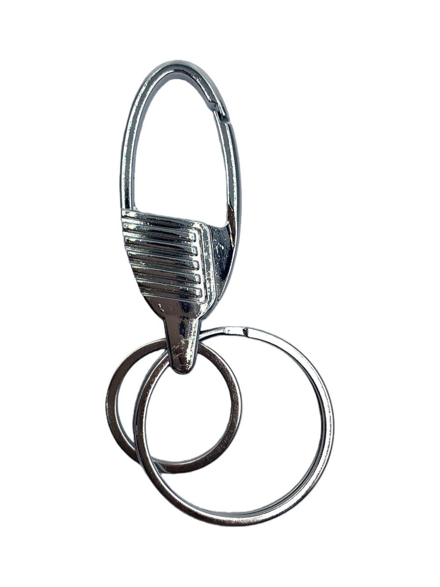 Chaveiro Metal Inox Gancho Mosquetao Chaves Carro Moto Kit12