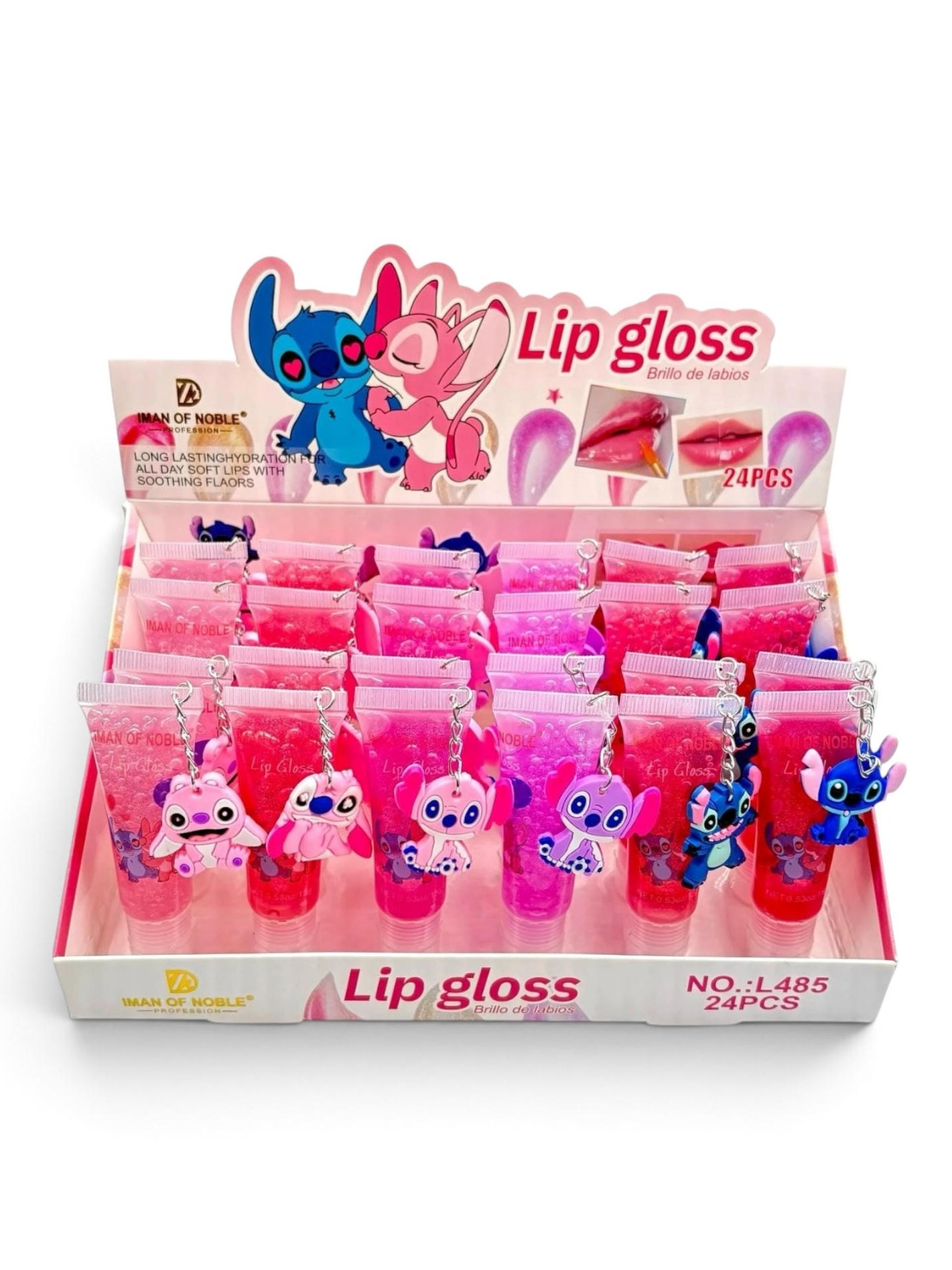 Kit24 Gloss Labial Infantil Brilho Presente Dia Das Crianças