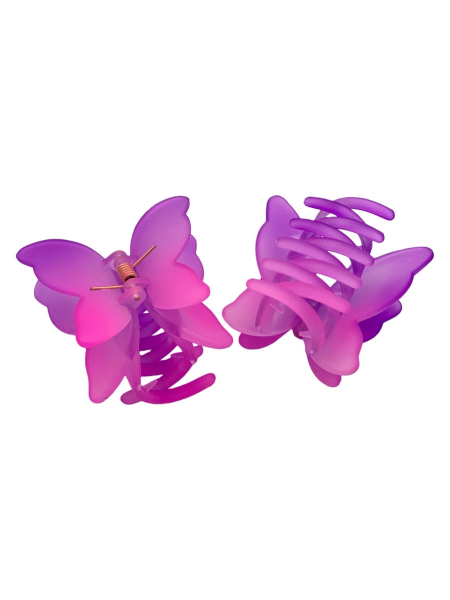 Piranha Cabelo Borboleta Fosca Degradê Presilha