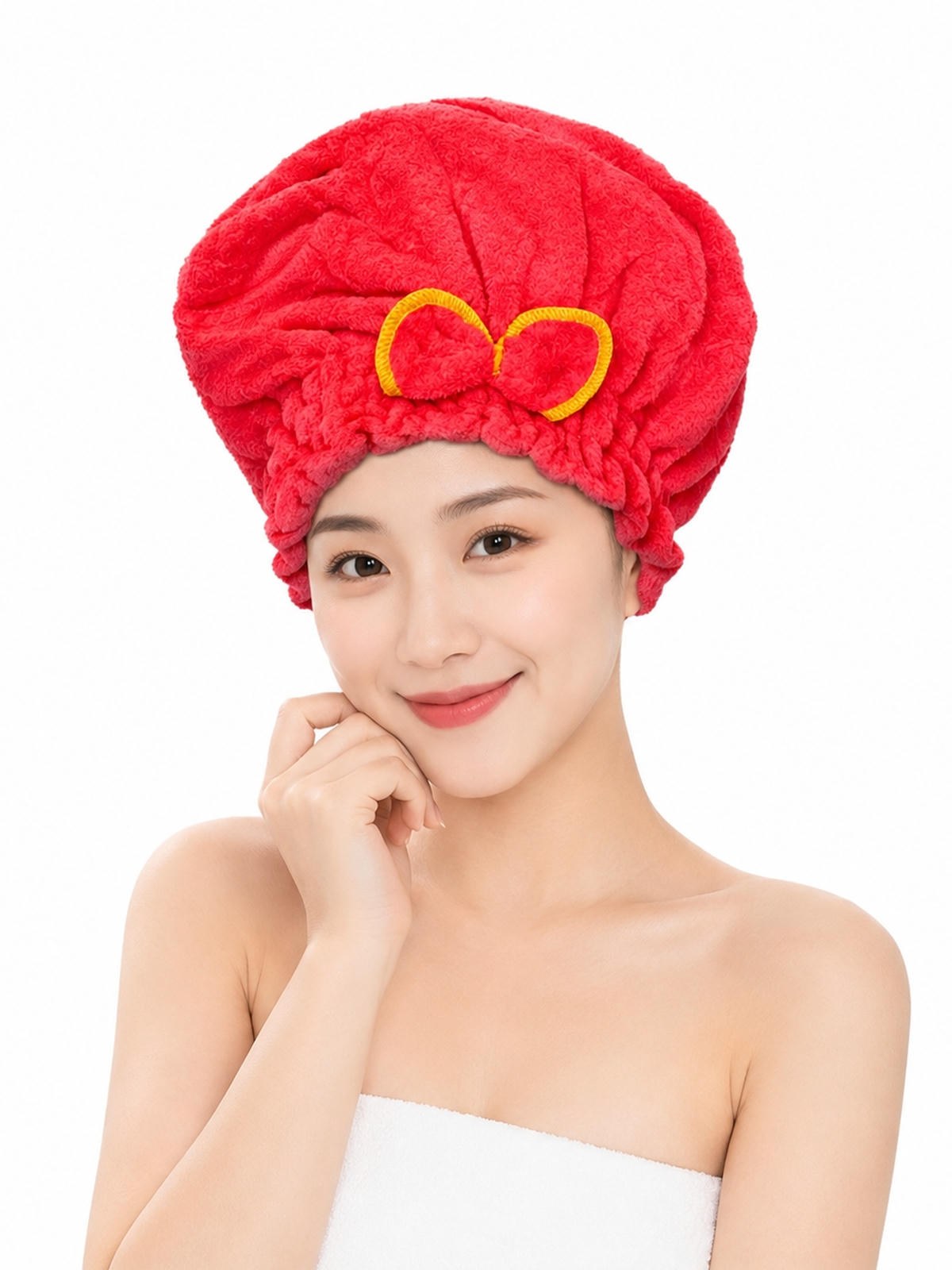 Touca Secar Cabelo Microfibra Toalha Absorvente Kit 12 Peças