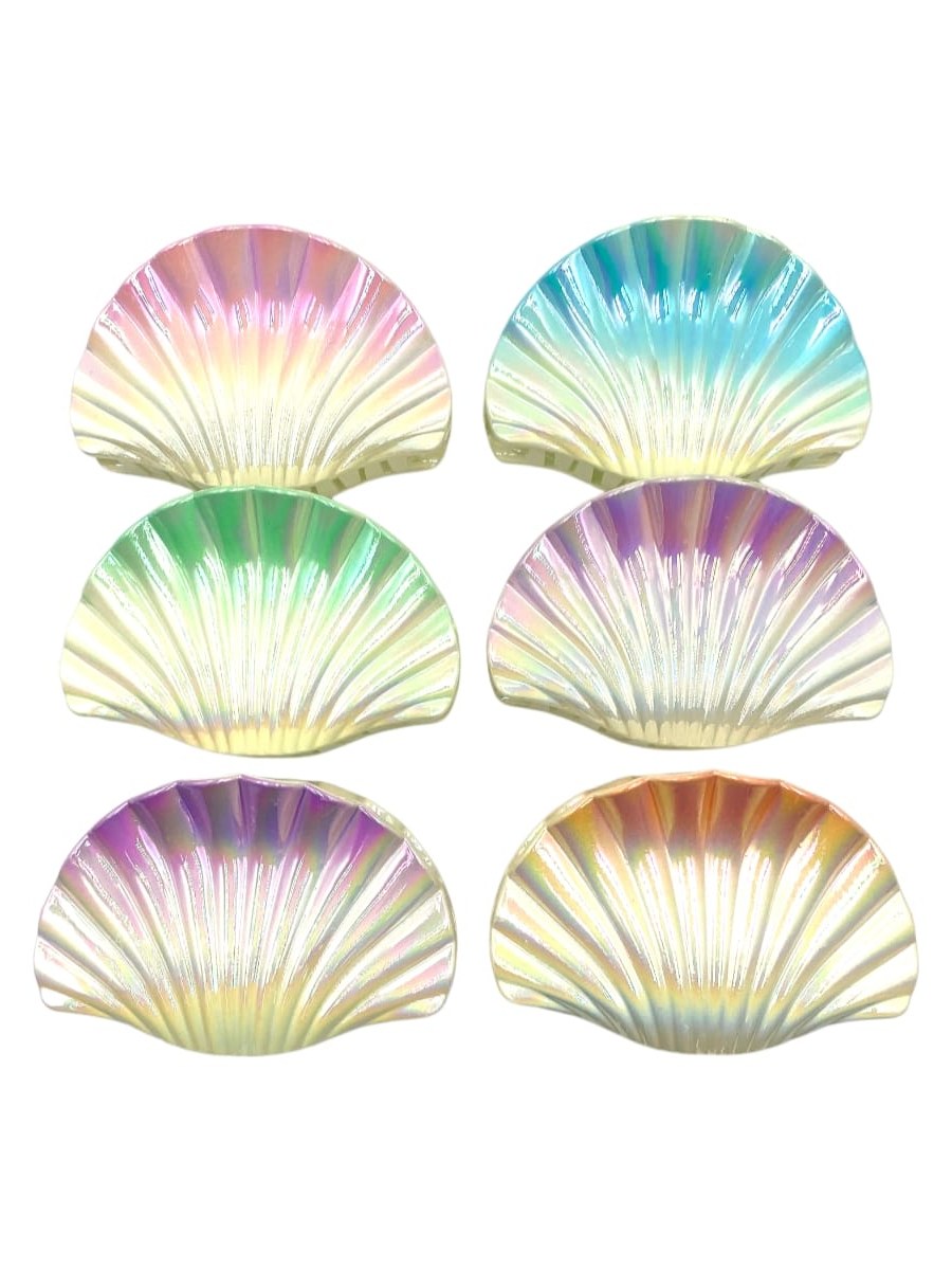 Kit 12 Piranha Cabelo Concha Perolada Degradê Chic