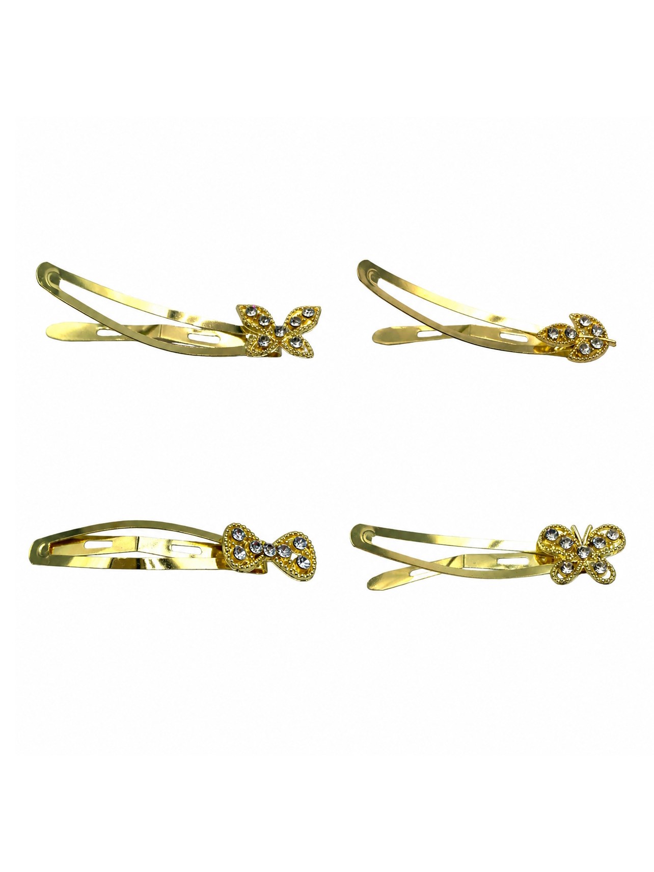 Tic Tac Cabelo Presilha Strass Brilho Penteado Kit 10 Peças