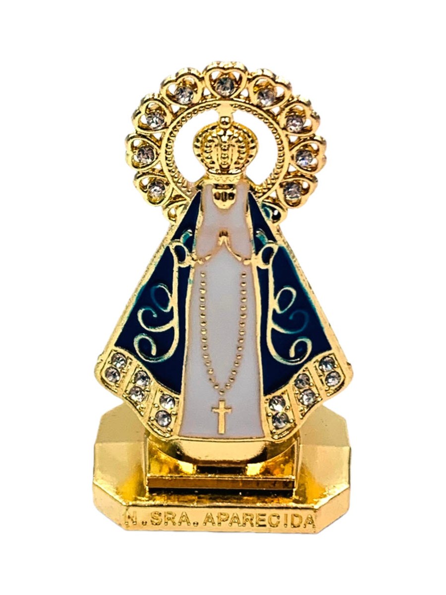 Estatua Nossa Senhora Aparecida Painel Decoracao Kit 12