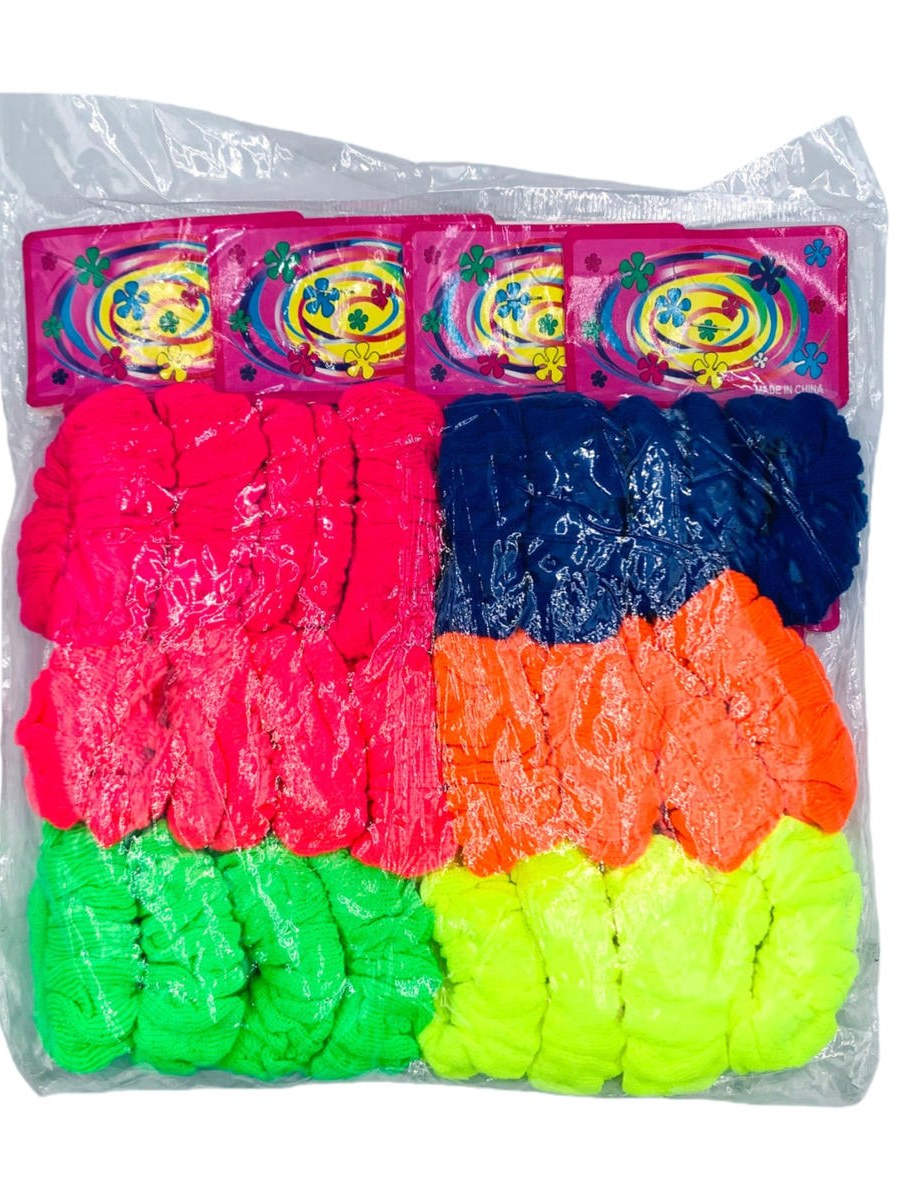 Kit 24 Elástico de Cabelo Rabicó Xuxinha Grosso Ondulad