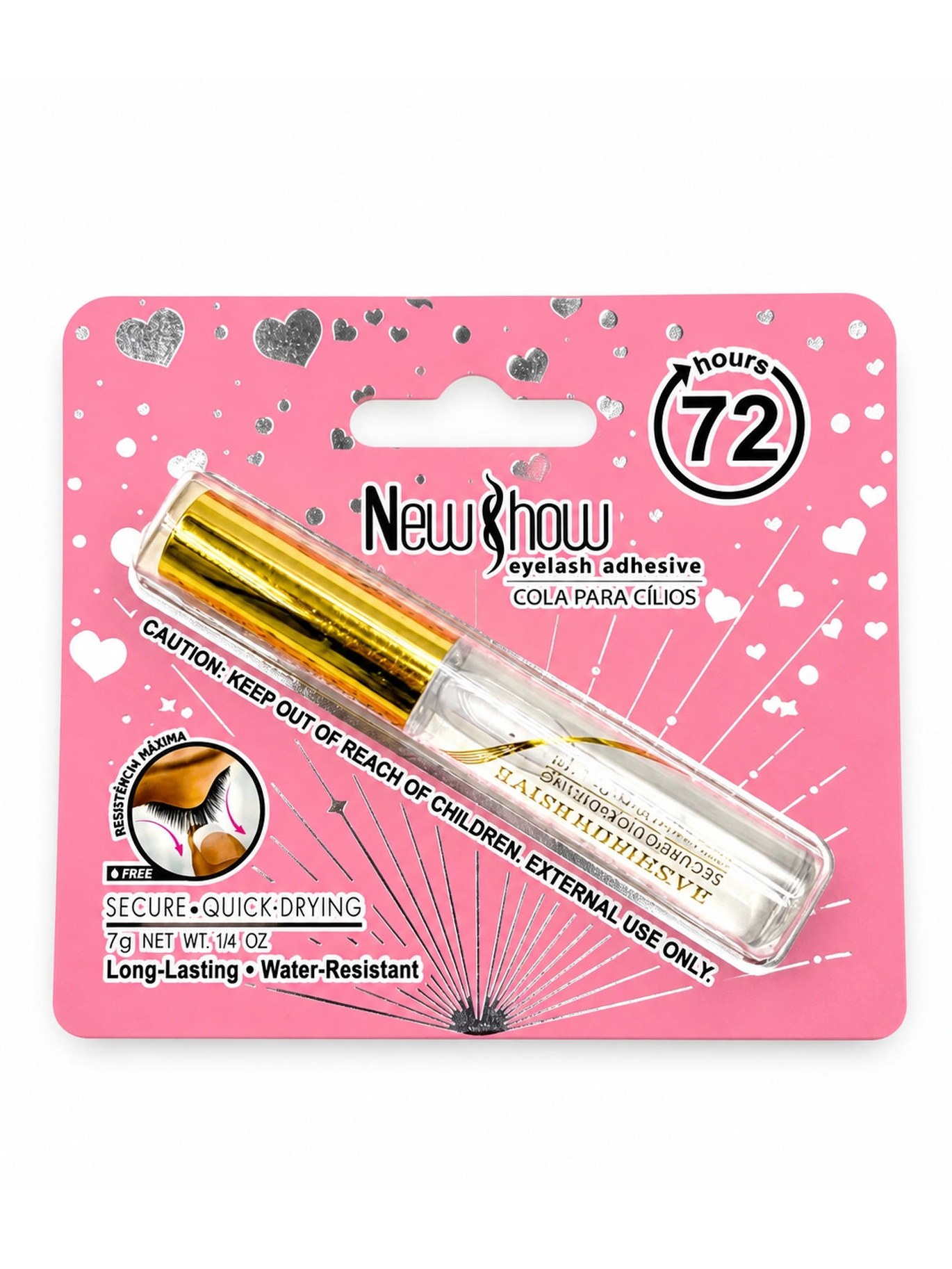 Kit 12 Cola para Cílios Postiços Secagem Rápida 7g