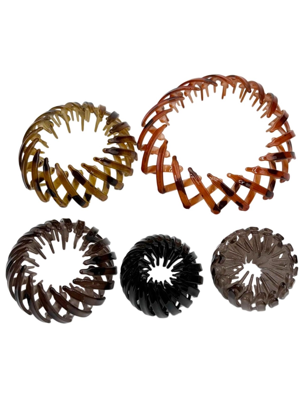 Prendedor Cabelo Expansível Ninho Passarinho Luxo Kit 12 pc