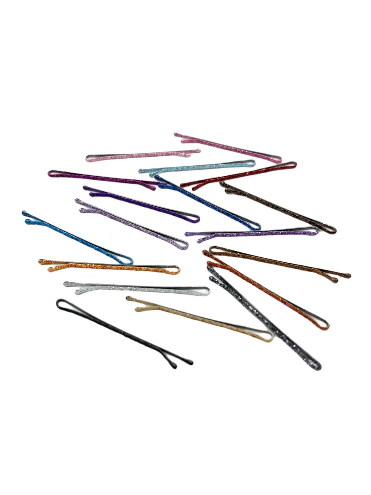 Grampos Cabelo Glitter Fixação Penteado 3 Cartelas 432 Peças
