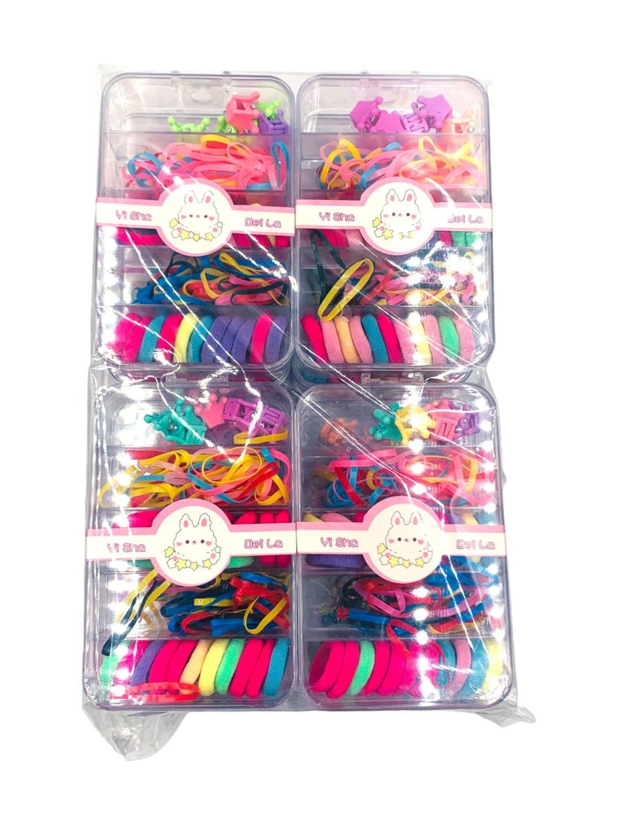 Kit 12 Caixa Organizadora Acessorio Cabelo Infantil Menina