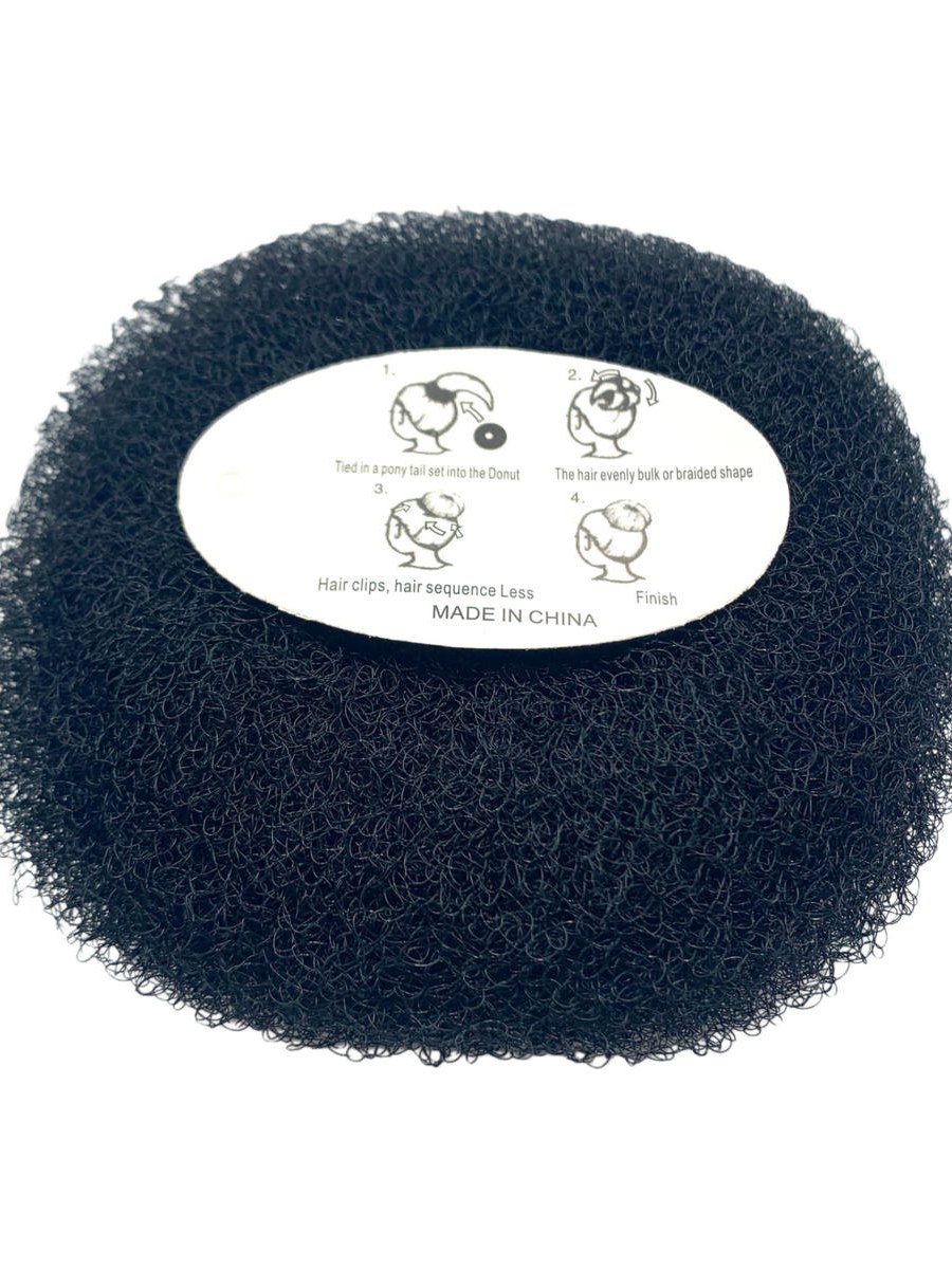 Esponja Coque Rosquinha Cabelo Modeladora Donut Kit 12