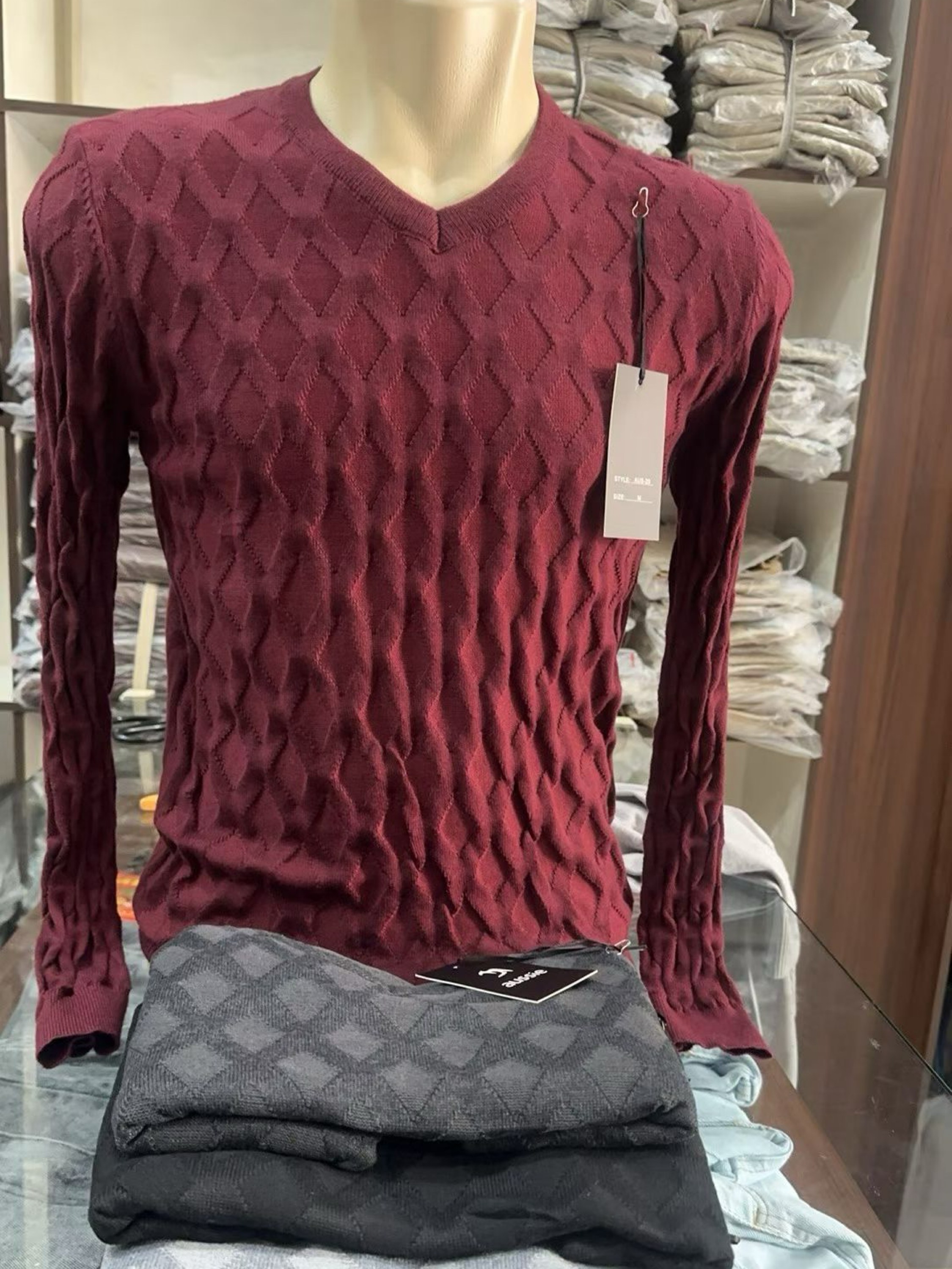 Suéter tricot masculino Aussie