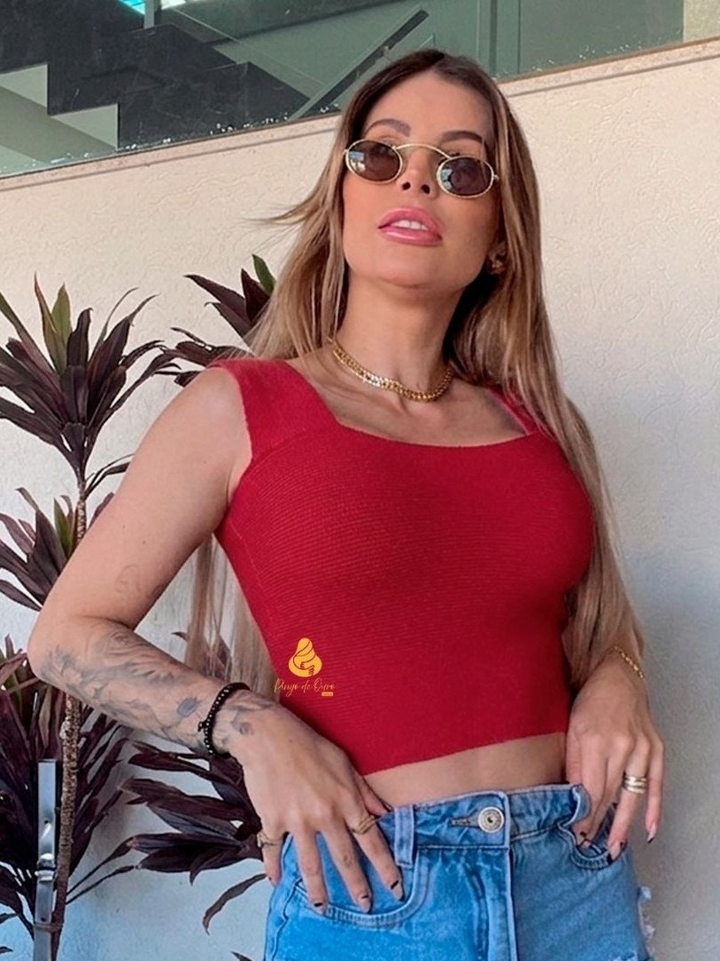 Cropped Liso verão