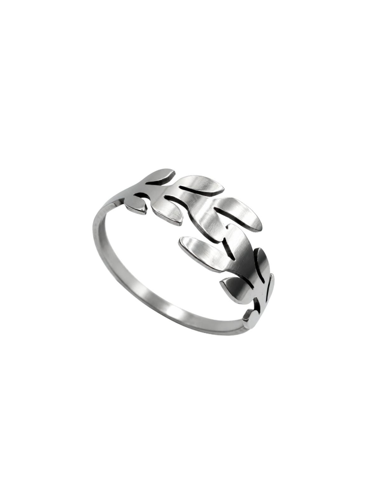 Anel Feminino Ramo Folhas Aco Inox Delicado Joia 36 Peças