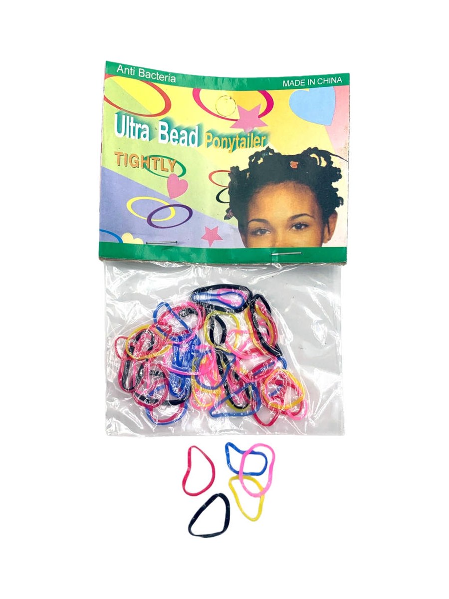 Elástico Liguinha Silicone Cabelo Descartável Kit 12 Pacotes
