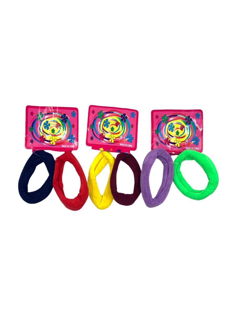 Xuxinha Elastico Rabico Grosso Kit 3 Pacotes 72 Peças