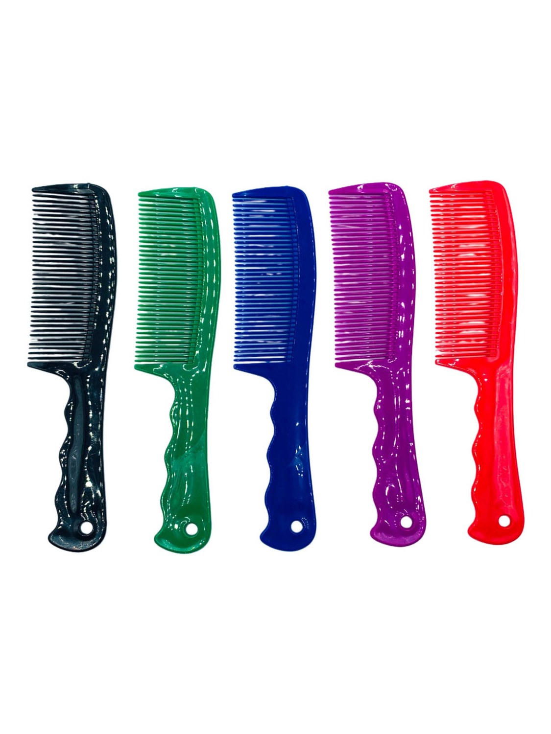 Escova Cabelo Raquete Quadrada Kit 12 Peças