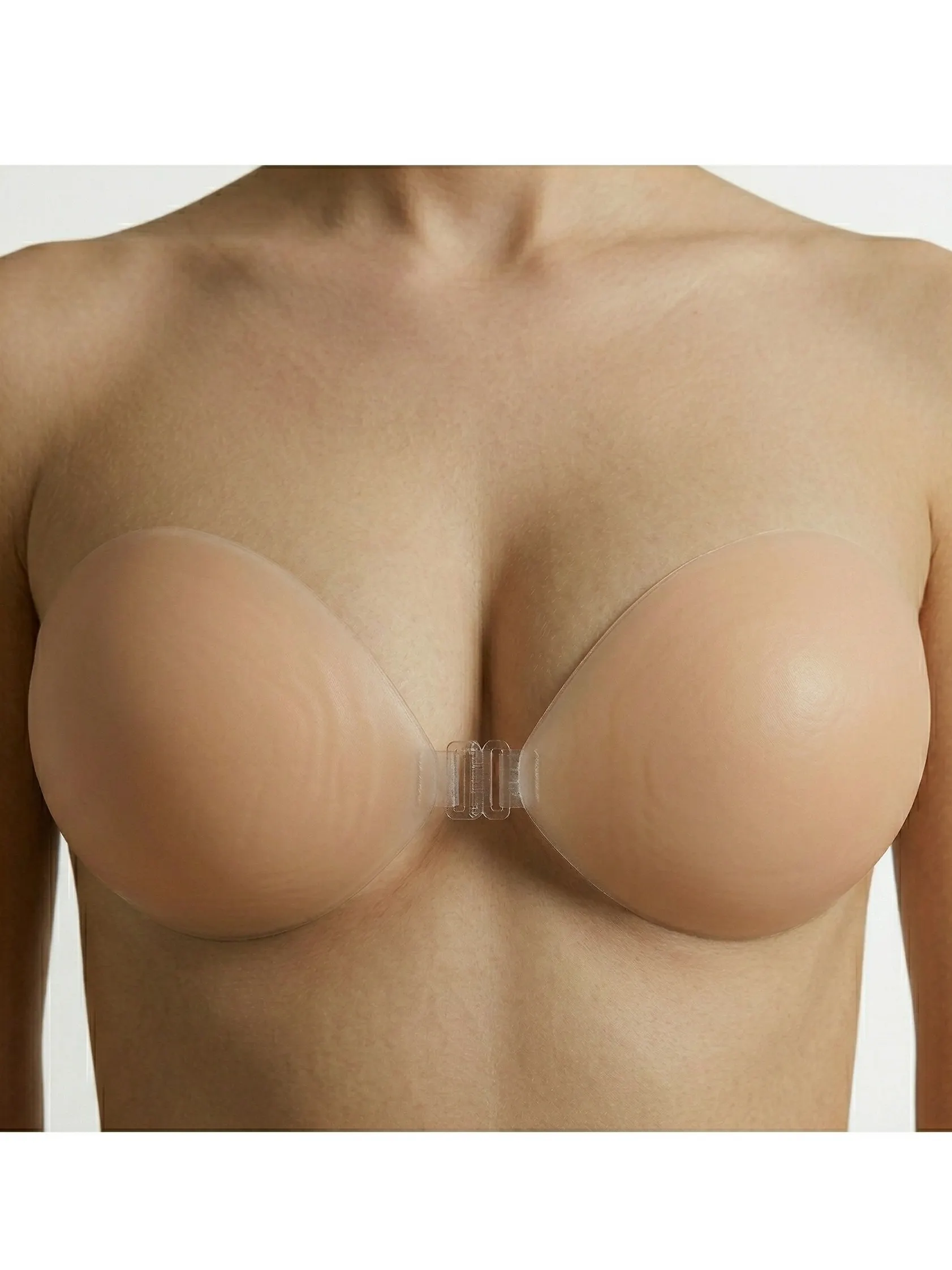 Sutia Adesivo Silicone Invisivel Push Up Fecho Festa Moda
