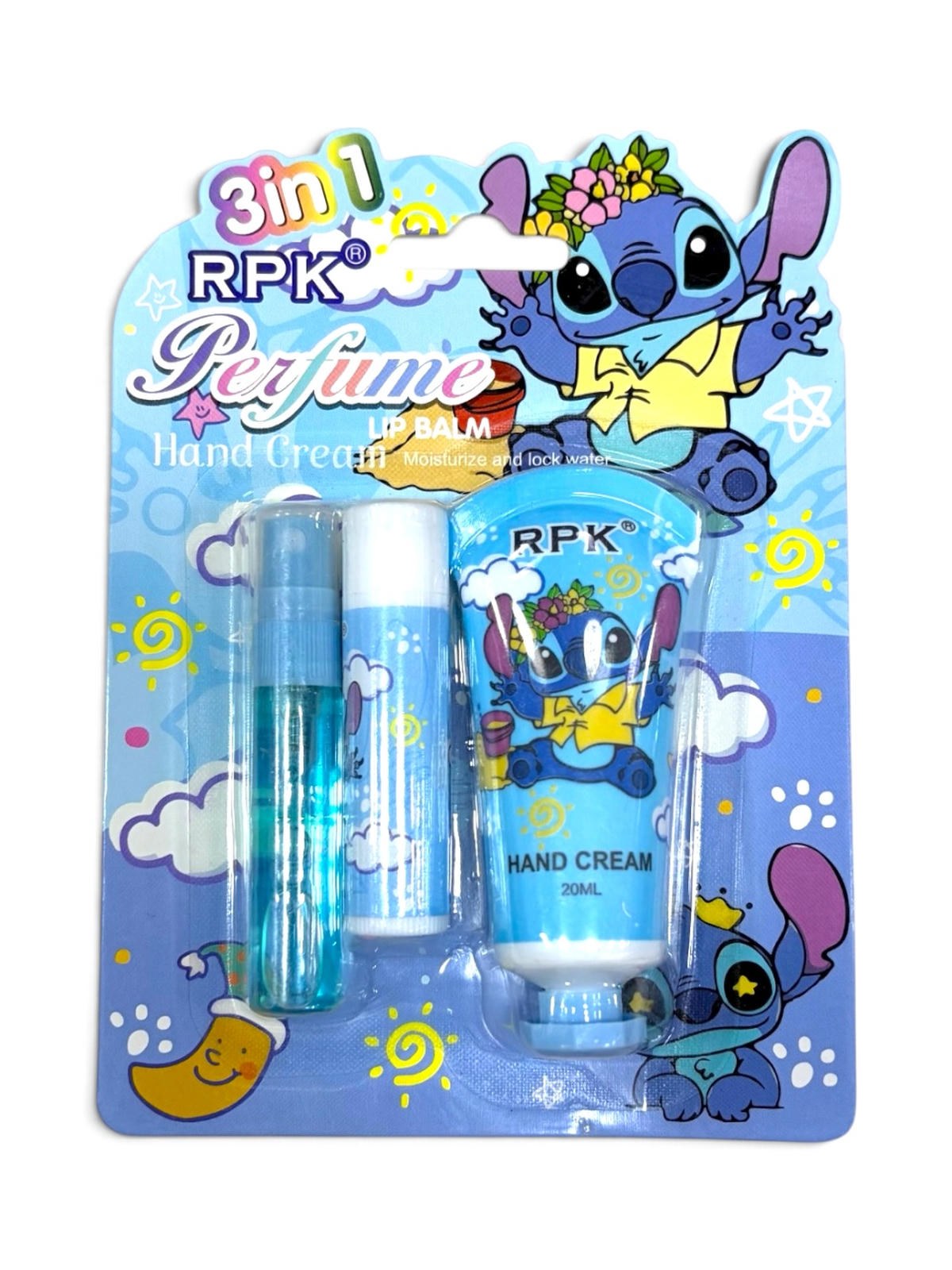 Kit Perfume Protetor Labial e Creme de Mãos Dia das Crianças