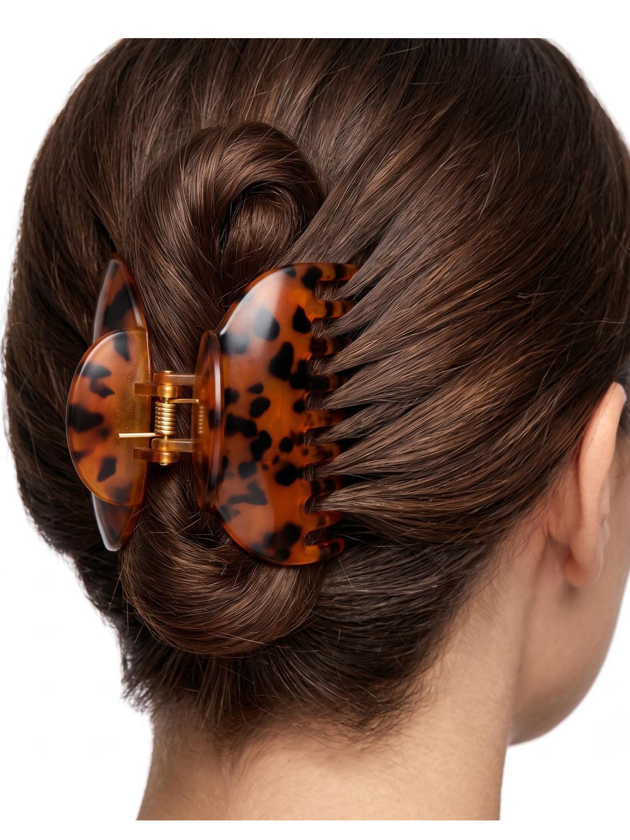 Piranha Cabelo Oval Bico de Pato Forte Kit com 12 Pecas