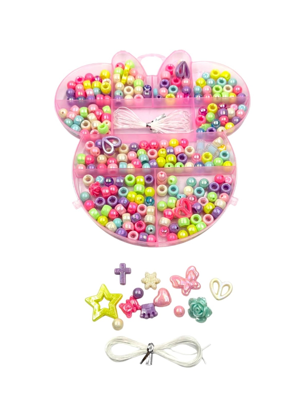 Miçangas Infantil Fazer Colar Pulseira Joia Arte Menina 12CX