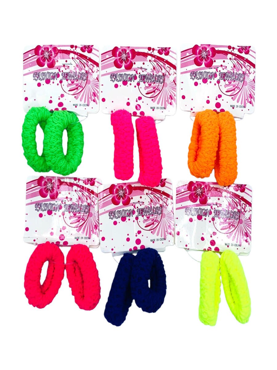 Xuxinha Elastico Rabico Grosso Texturizado Kit 24 Peças