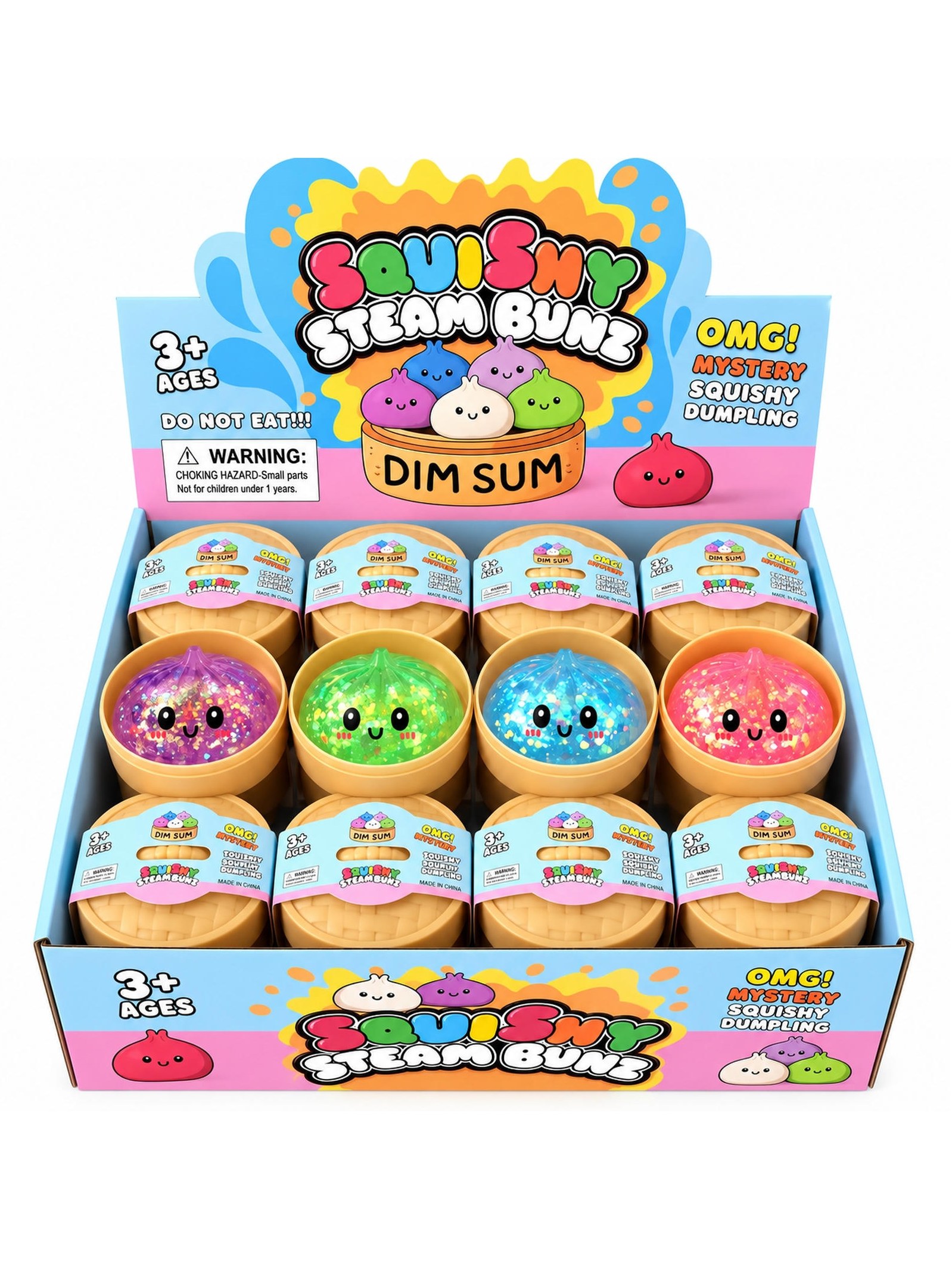 Presente Dia Das Crianças Dumpling Squishy Brinquedo TikTok