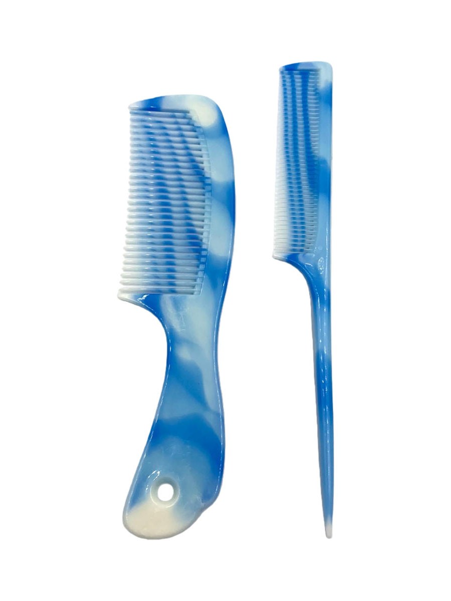 Kit Pentes Cabelo Cabo Normal e Cauda Fina 24 Peças