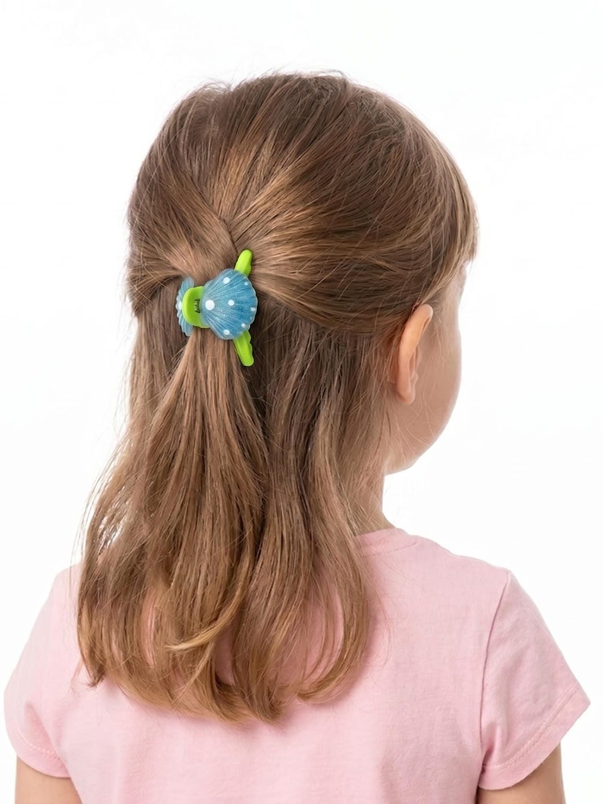 Mini Piranha Cabelo Infantil Presilha Moda Princesa Kit 20PC