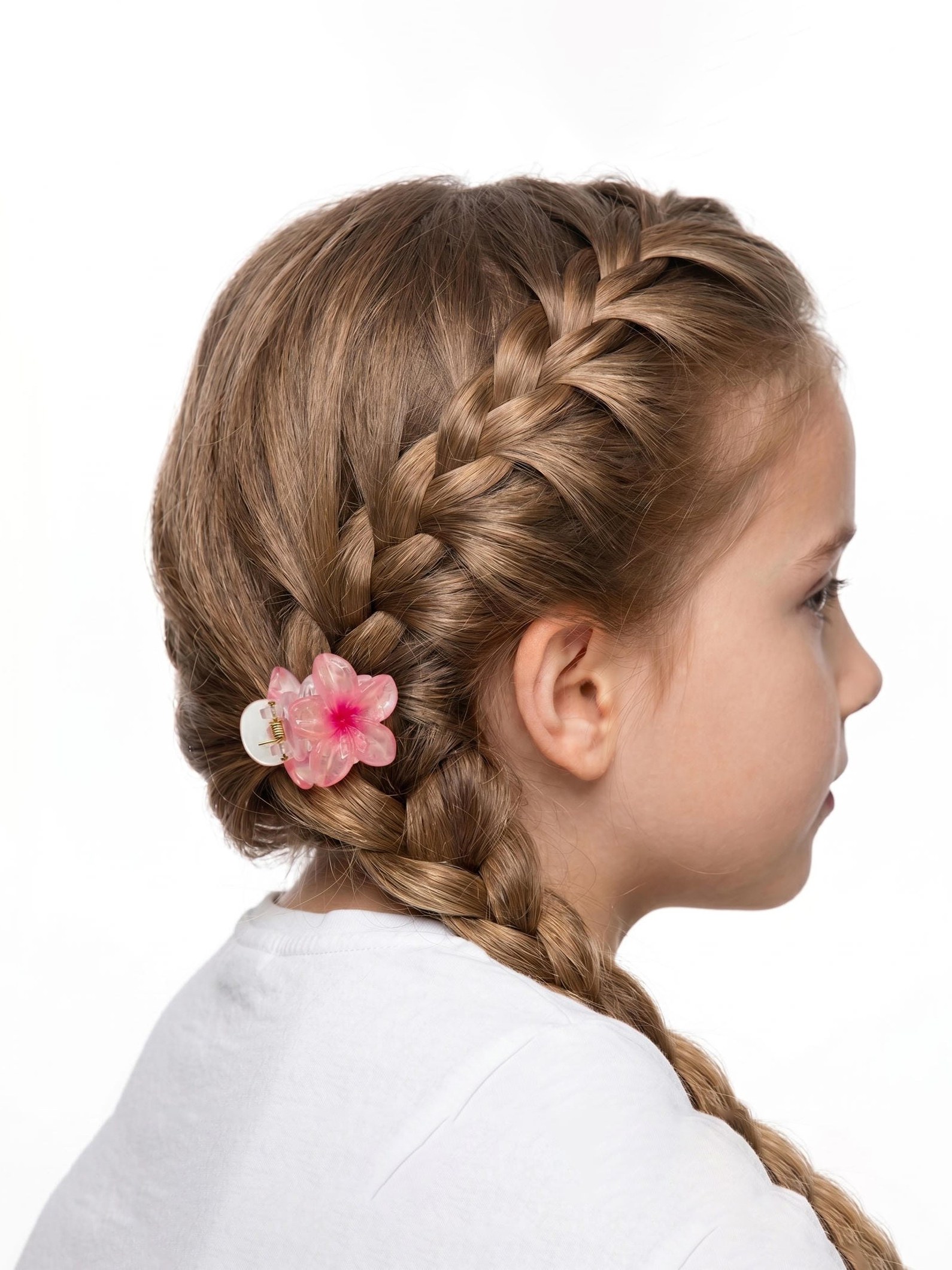 Mini Piranha Cabelo Infantil Presilha Moda Princesa Kit 10 U