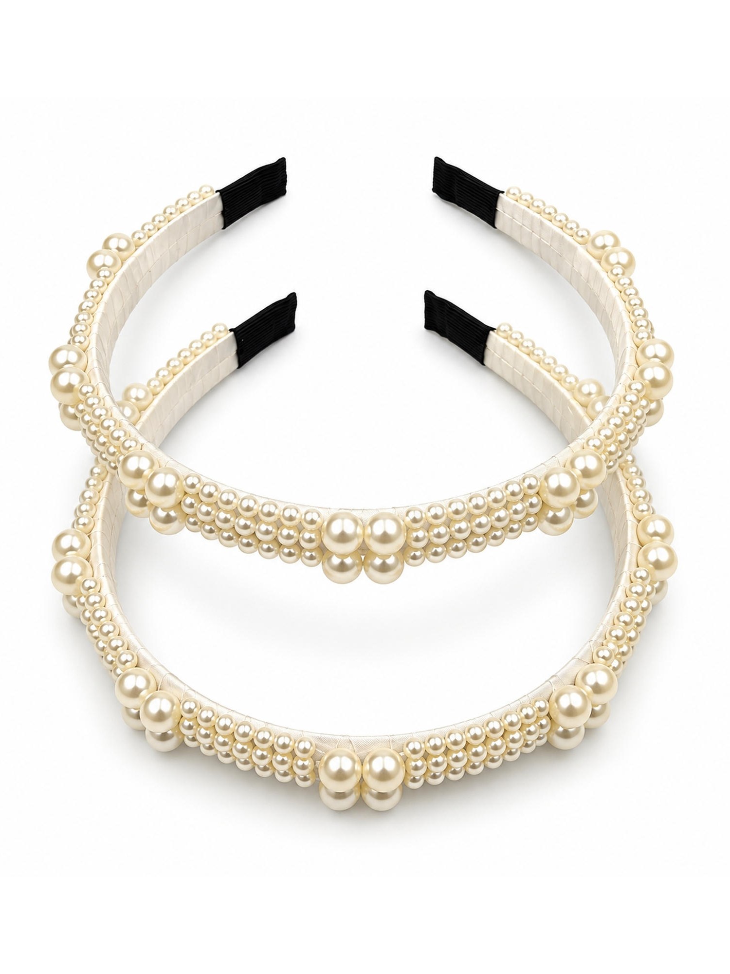 Kit 12 Tiara com Pérolas Arco de Cabelo Noiva Festa