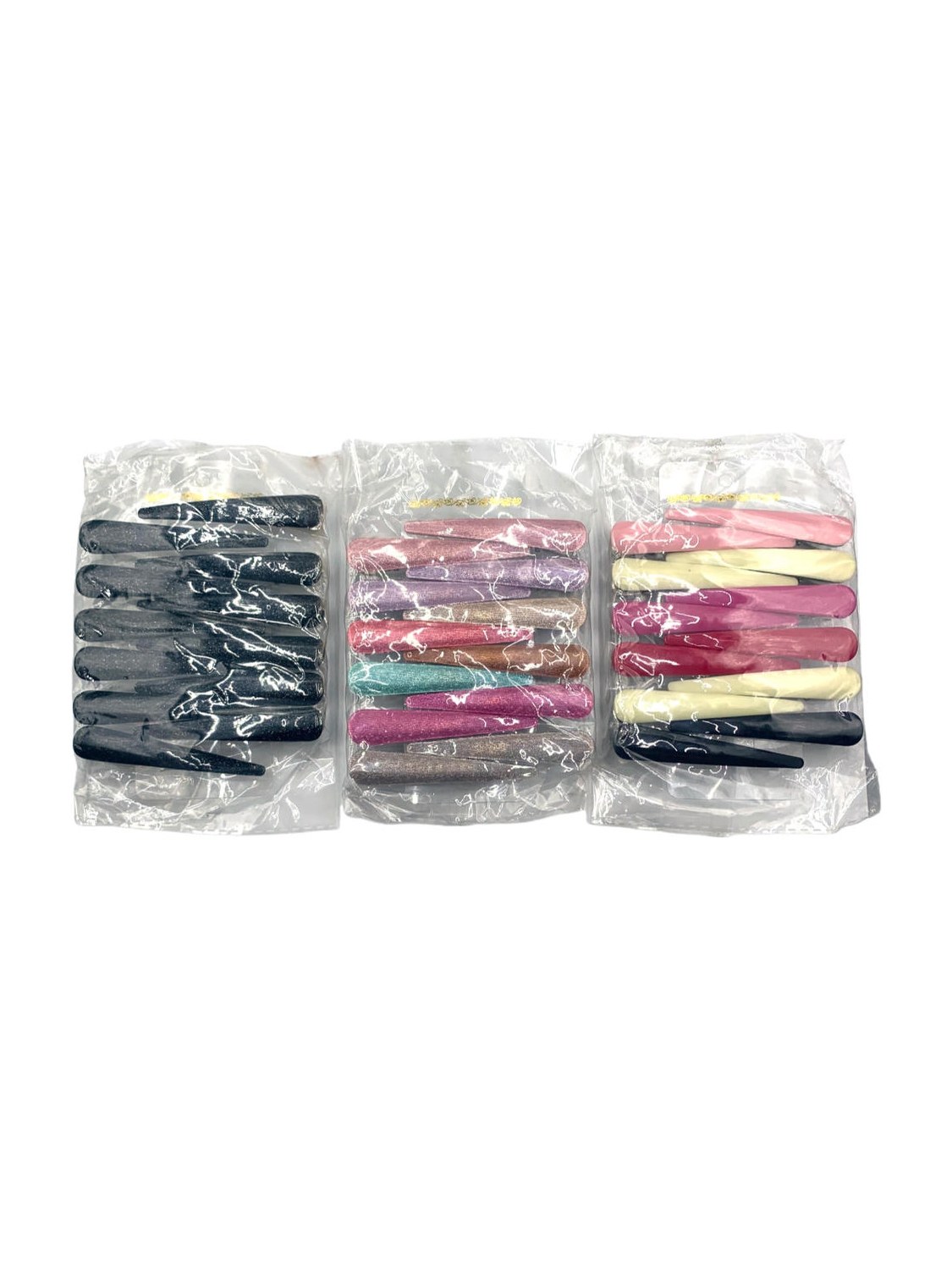 Bico de Pato Cabelo Textura Enfeite Feminino Kit 12 Peças