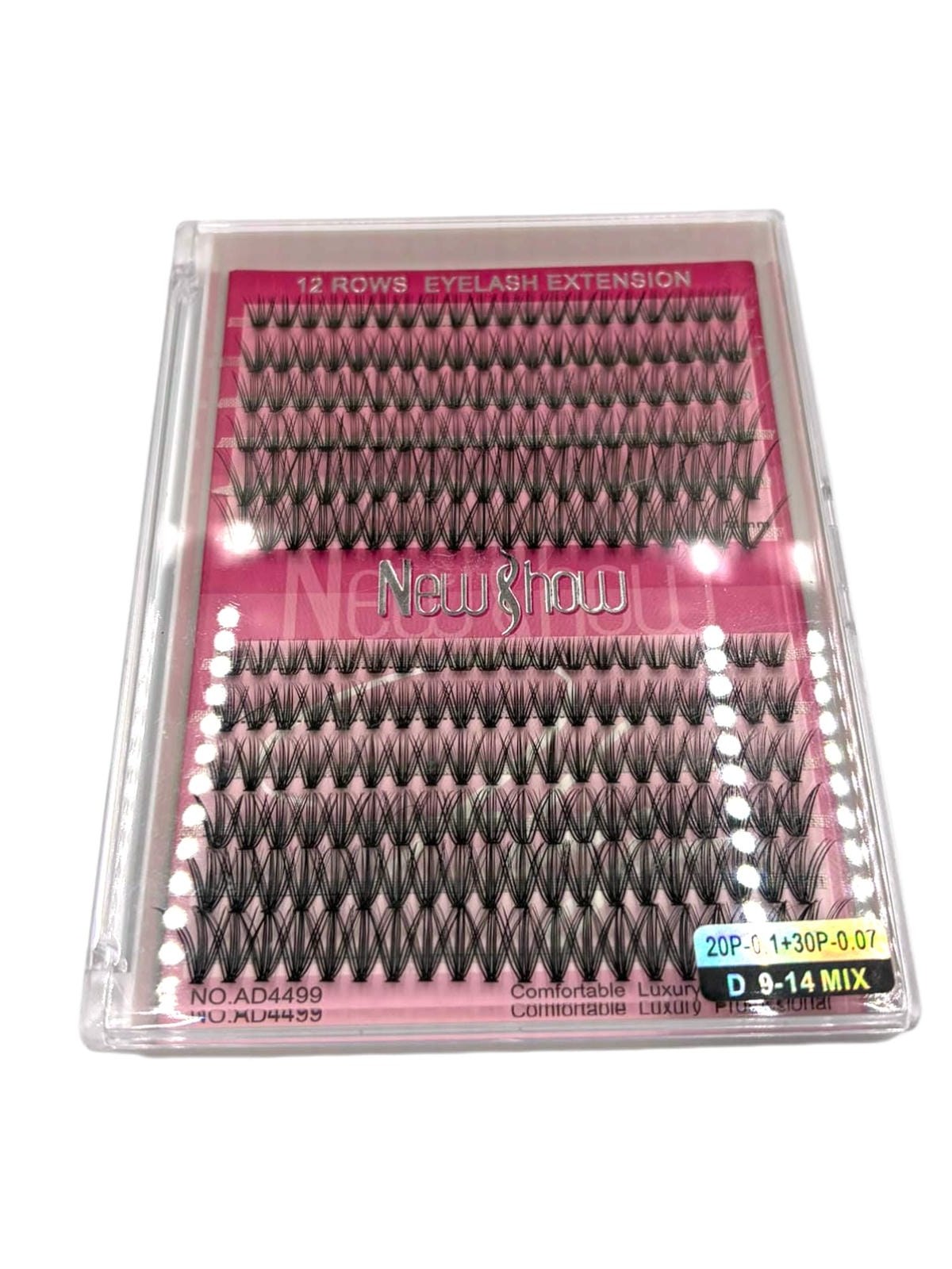 Cilios Posticos Tufos 20P 30P Mix Profissional Kit 12 Caixas