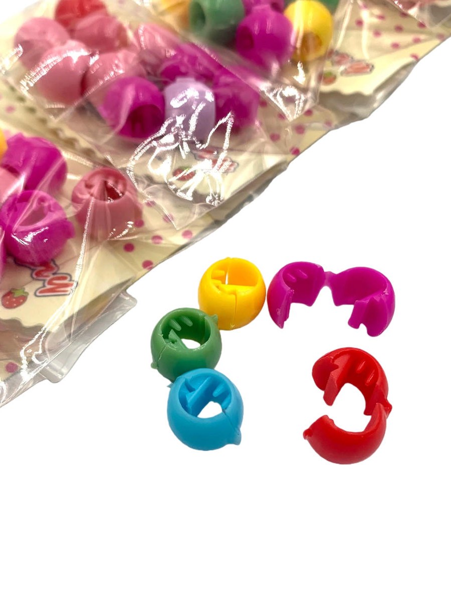 Miçanga de Cabelo Infantil Mini Presilha Trança Kit 600Peças