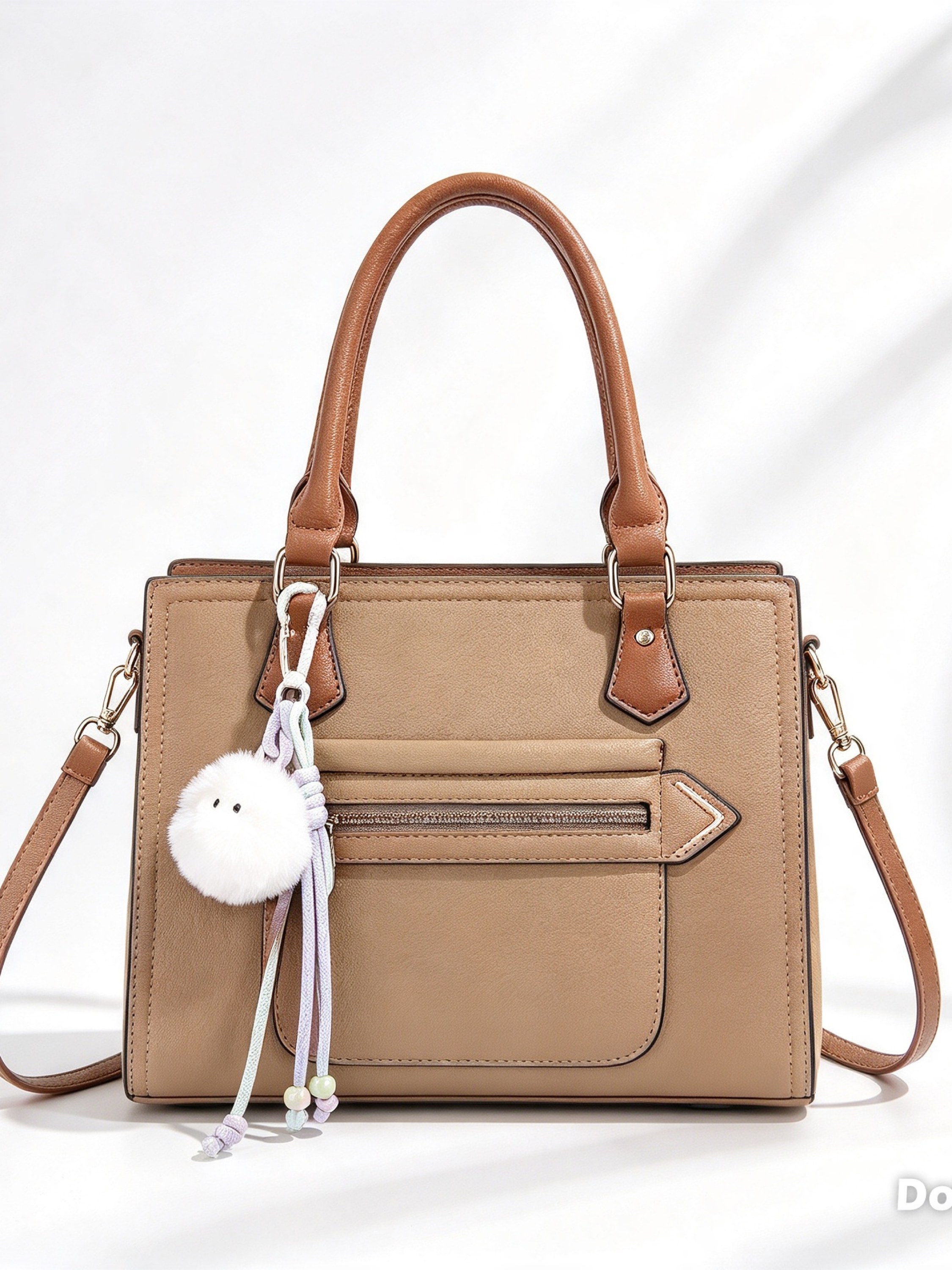 Bolsa feminina com chaveiro 42530