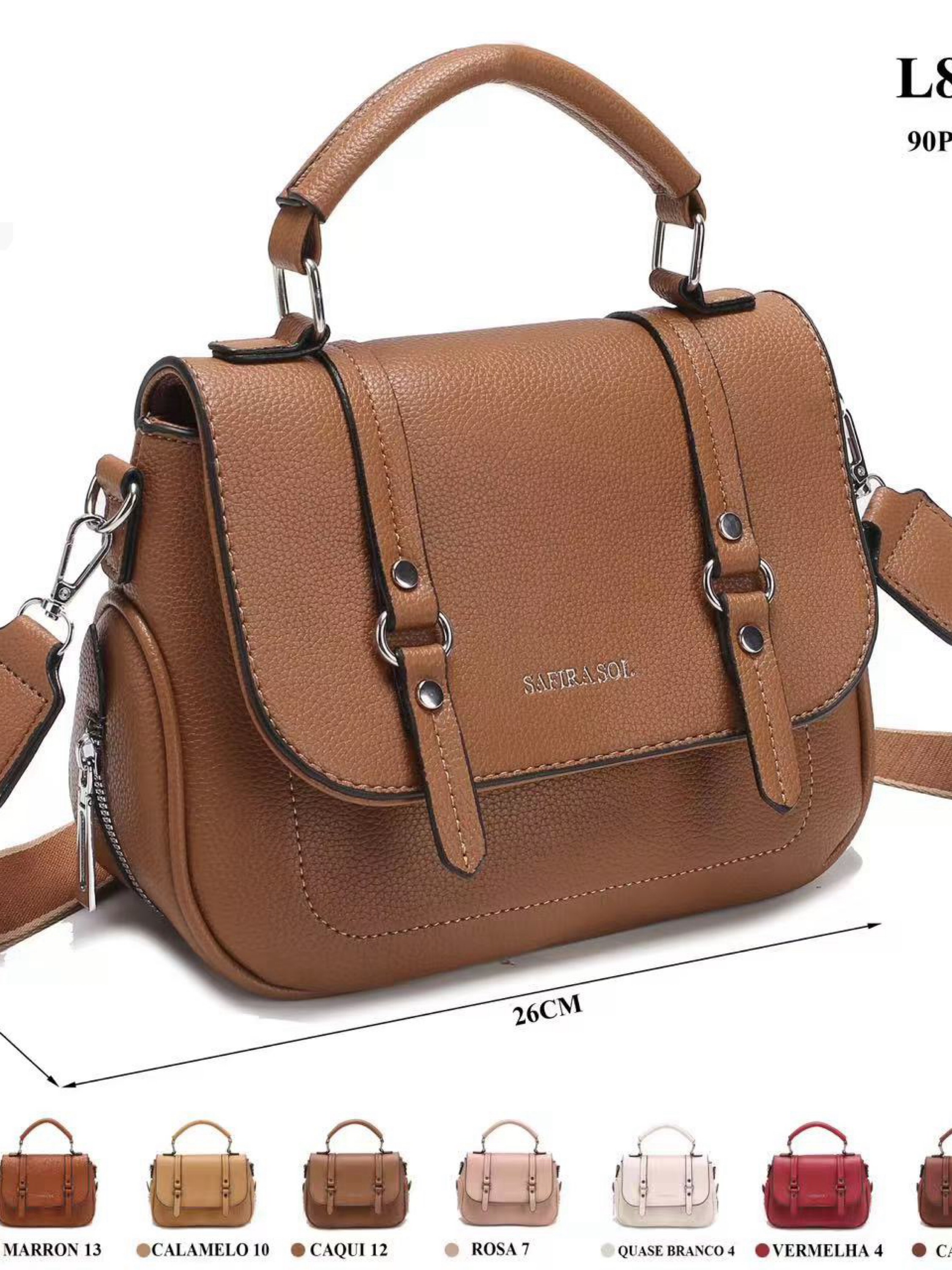 Bolsa feminina baú 80958