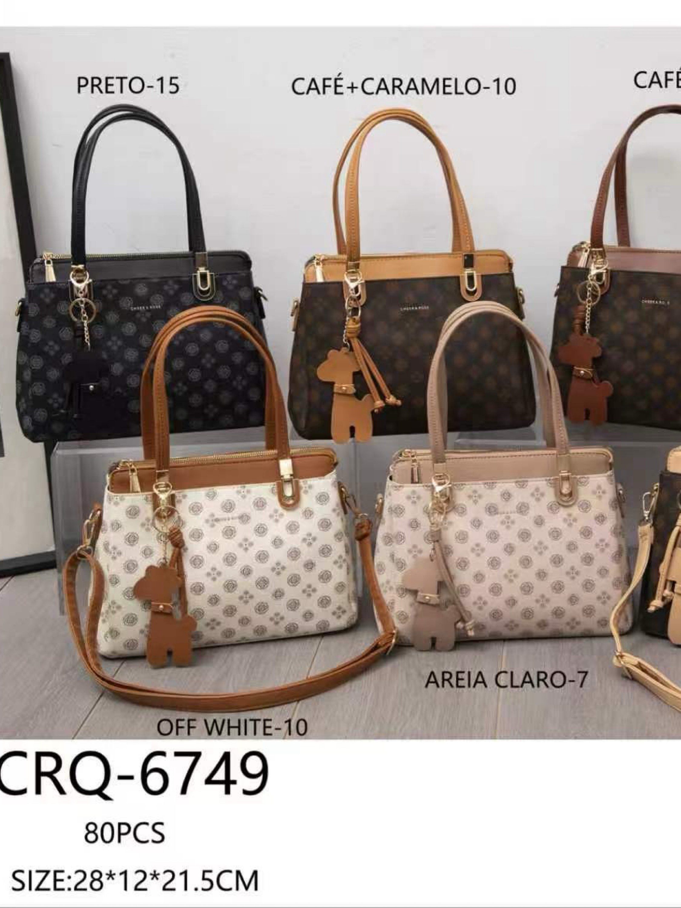 Bolsas feminina com chaveiro 6749