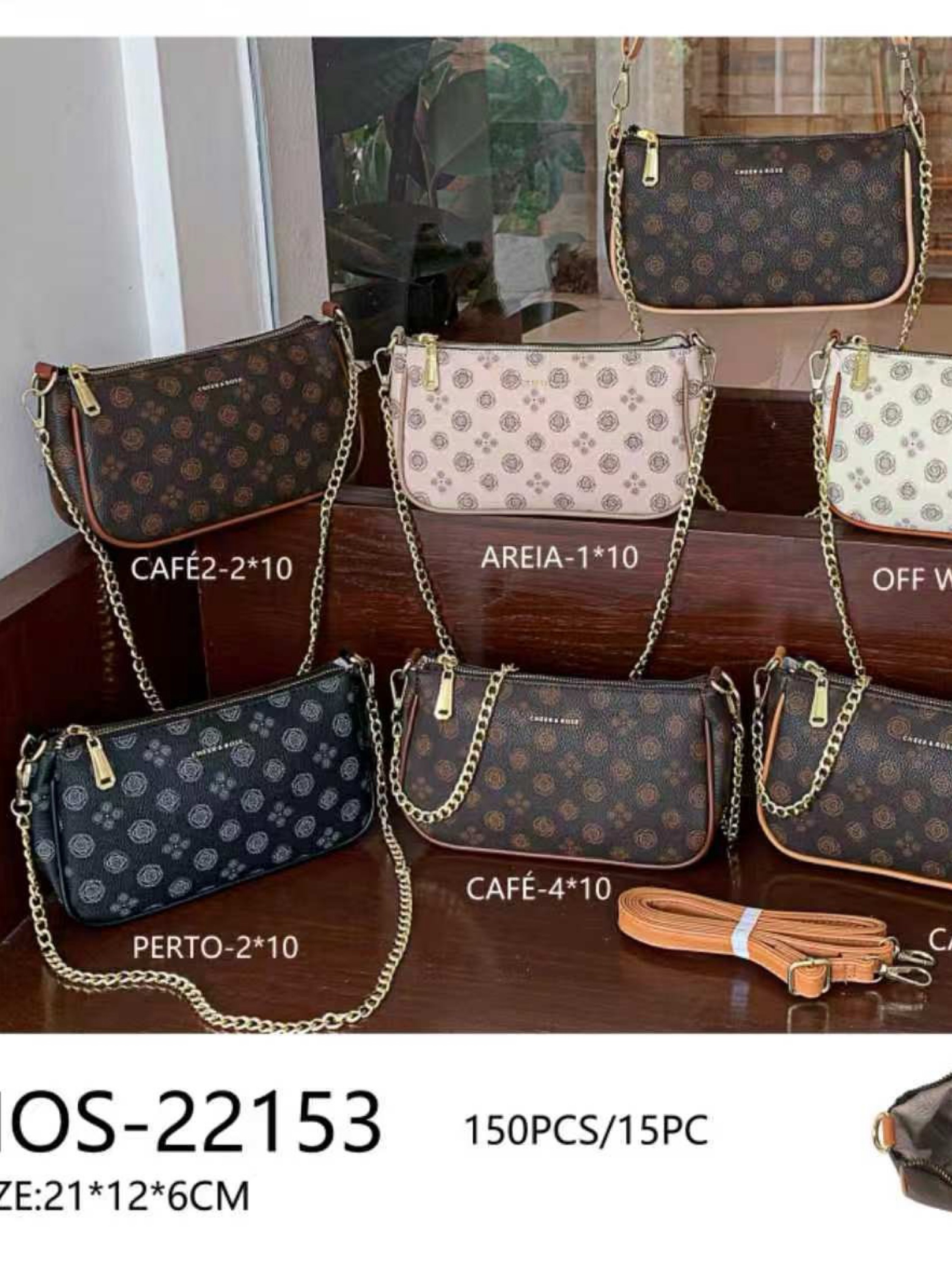 Bolsa feminina 2 alça 22153