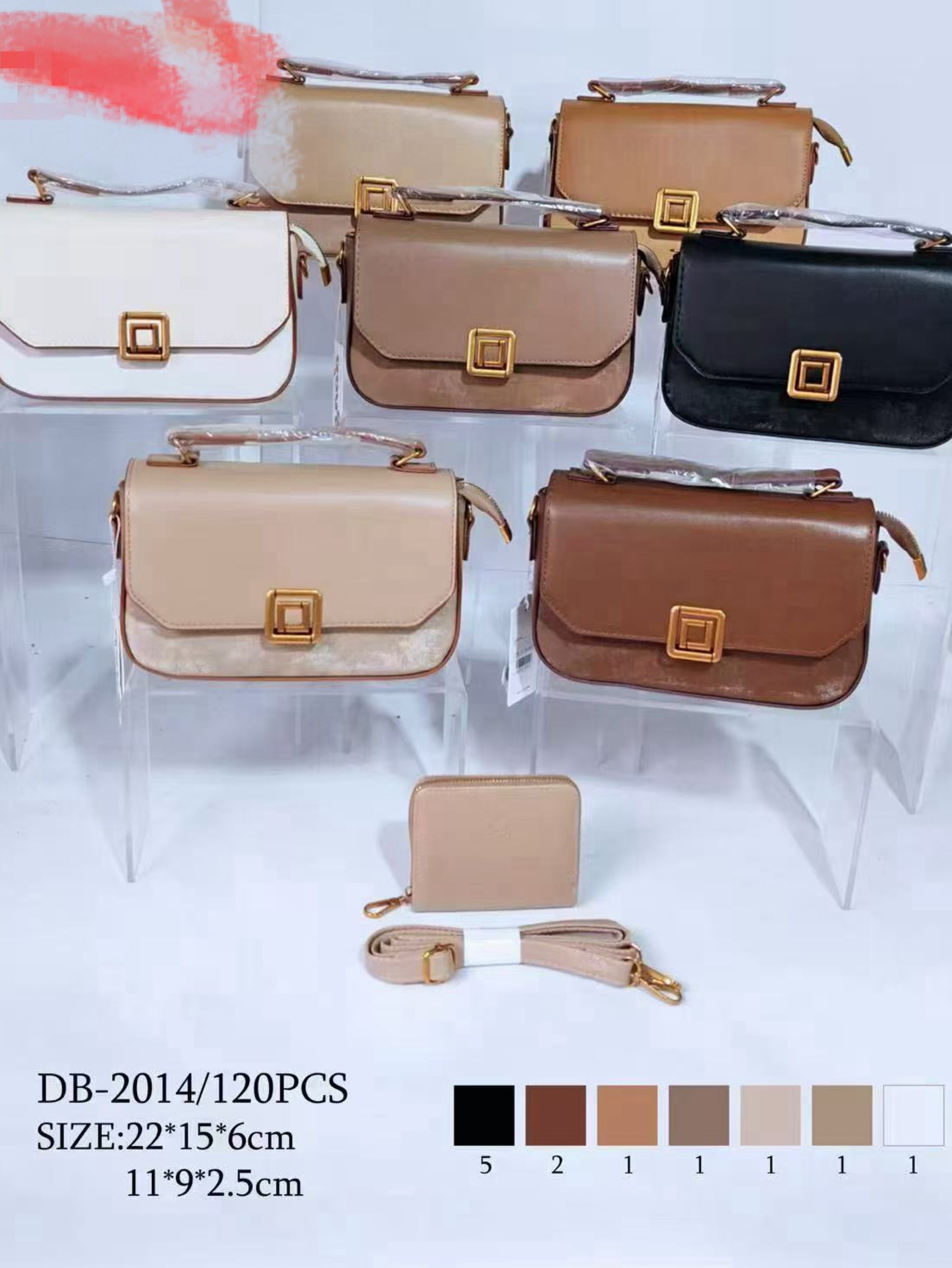 Bolsa feminina com carteira 2014