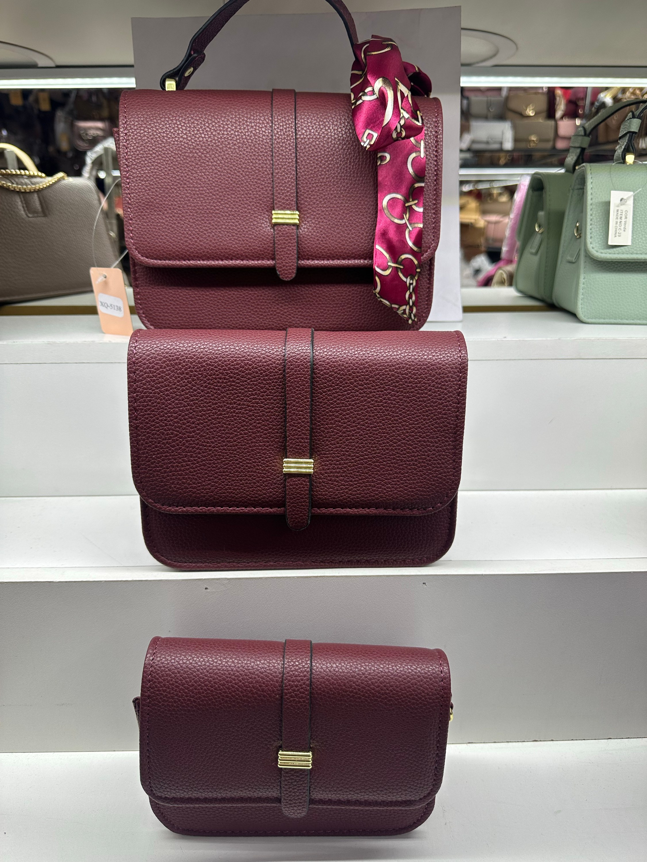 Bolsa de feminina kit com 3 pc 5138