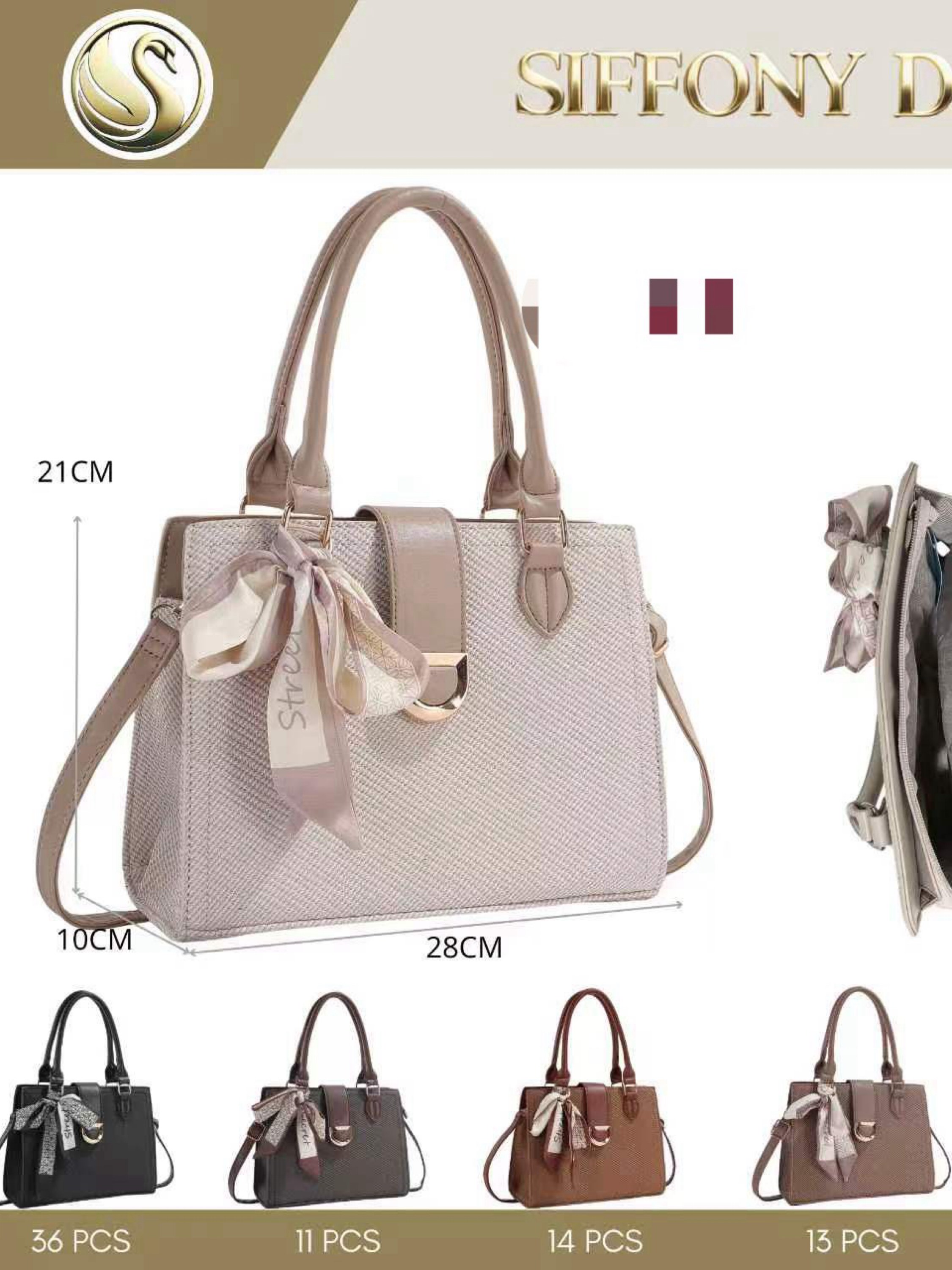 Bolsa feminina com chaveiro 135