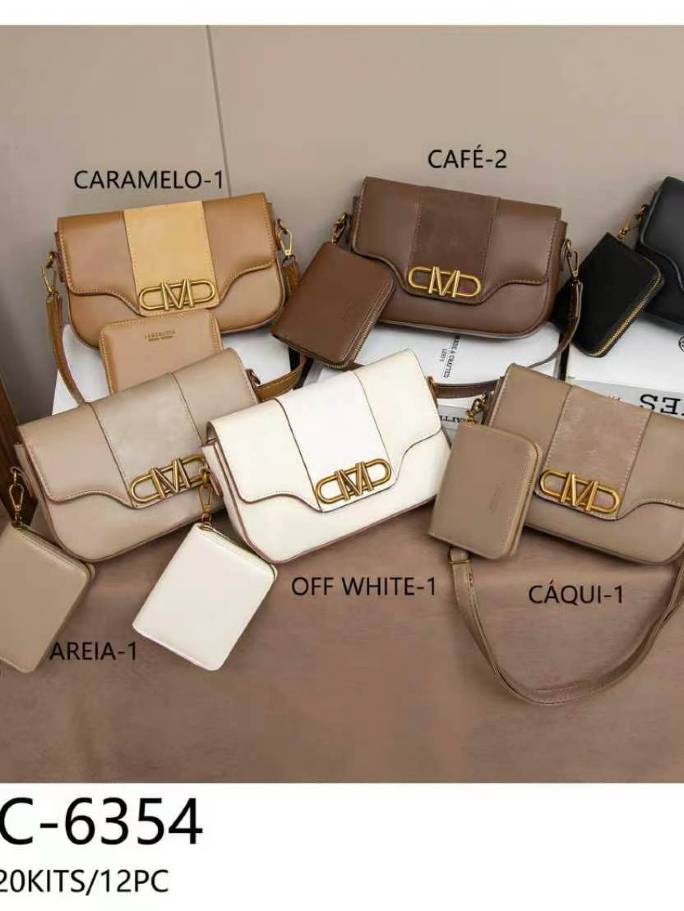 Bolsa feminina com carteira 354