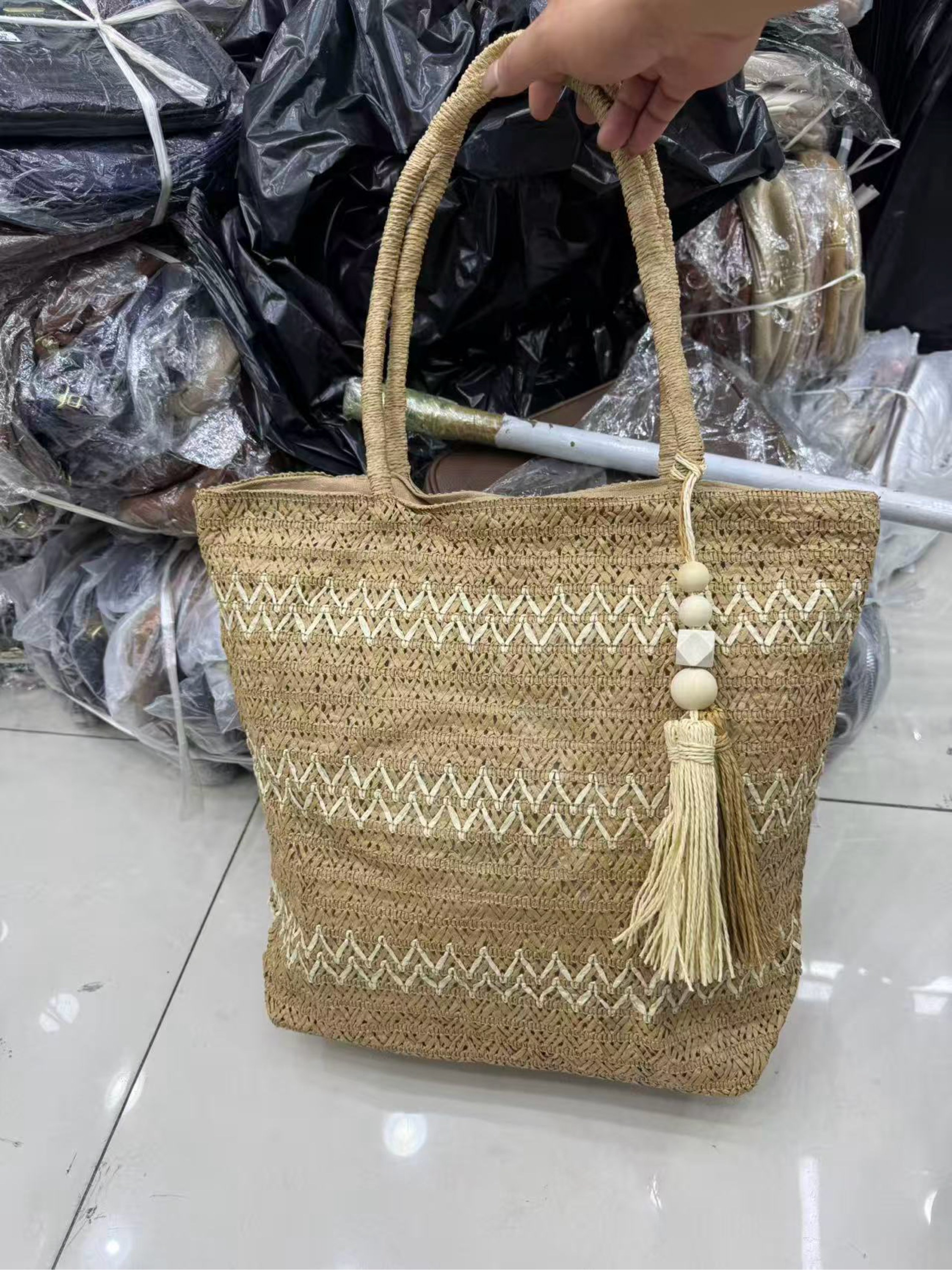 Bolsas de praia com chaveiro 26