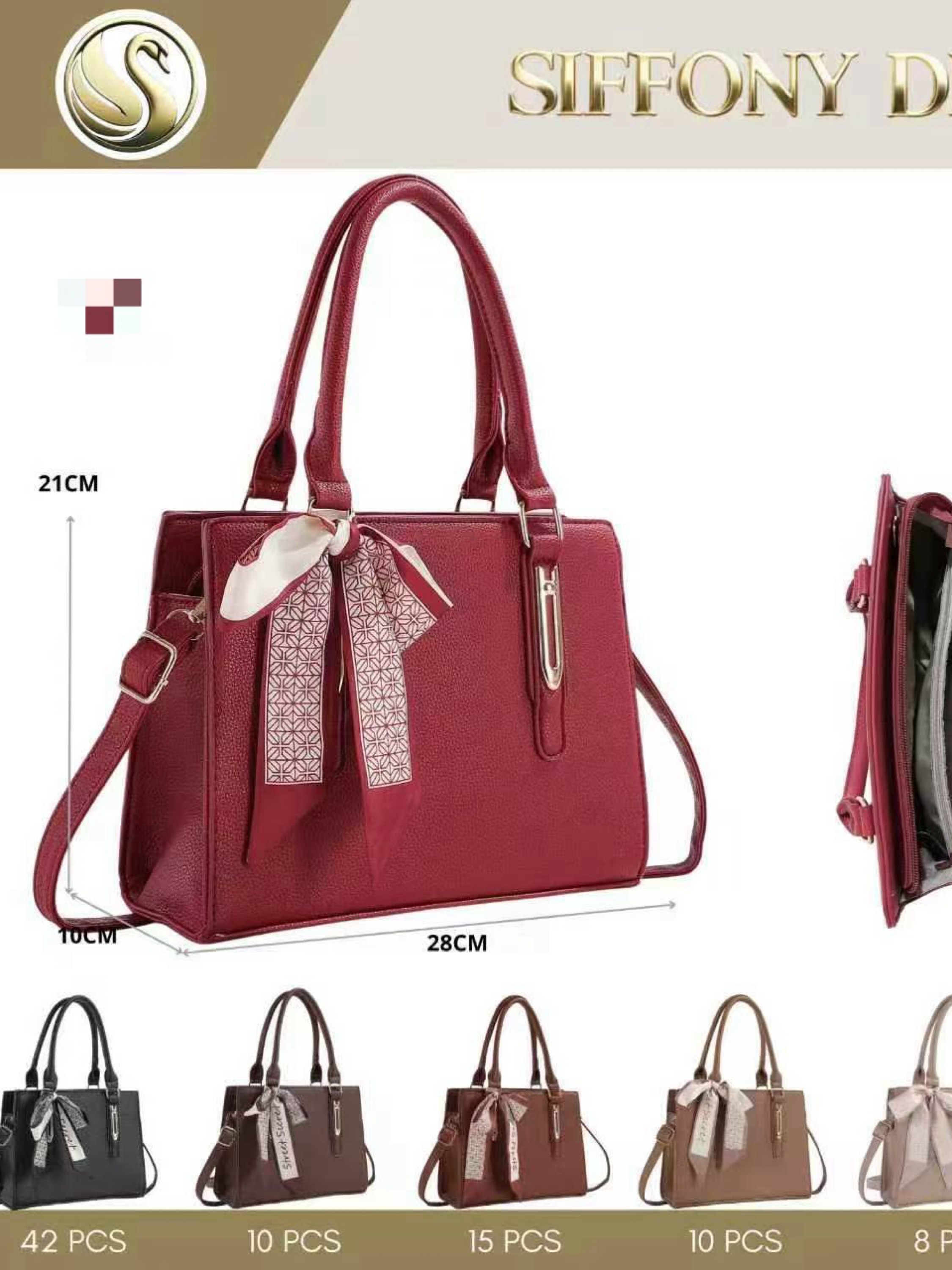 Bolsa feminina com chaveiro 144