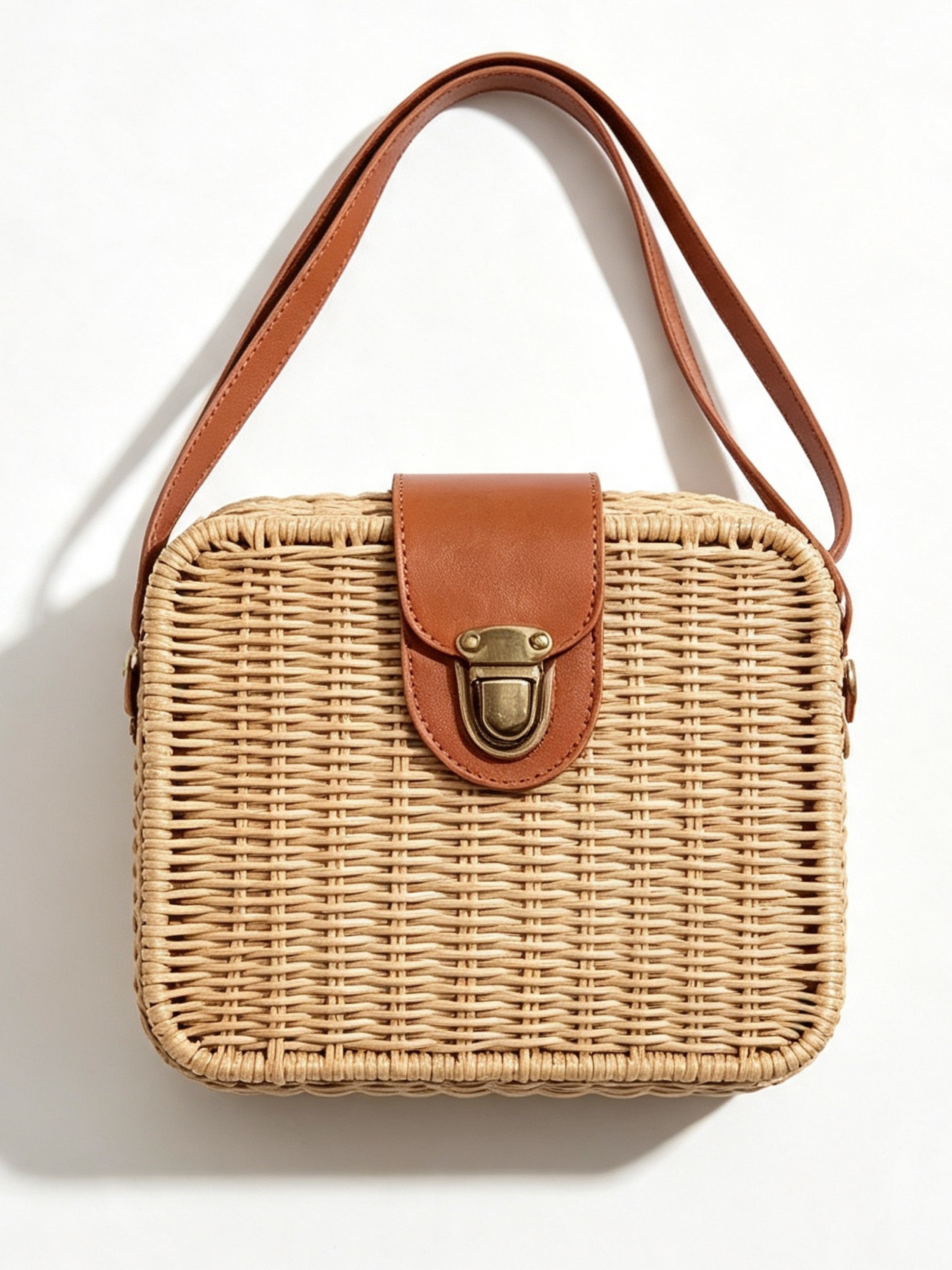 Bolsa de praia palha