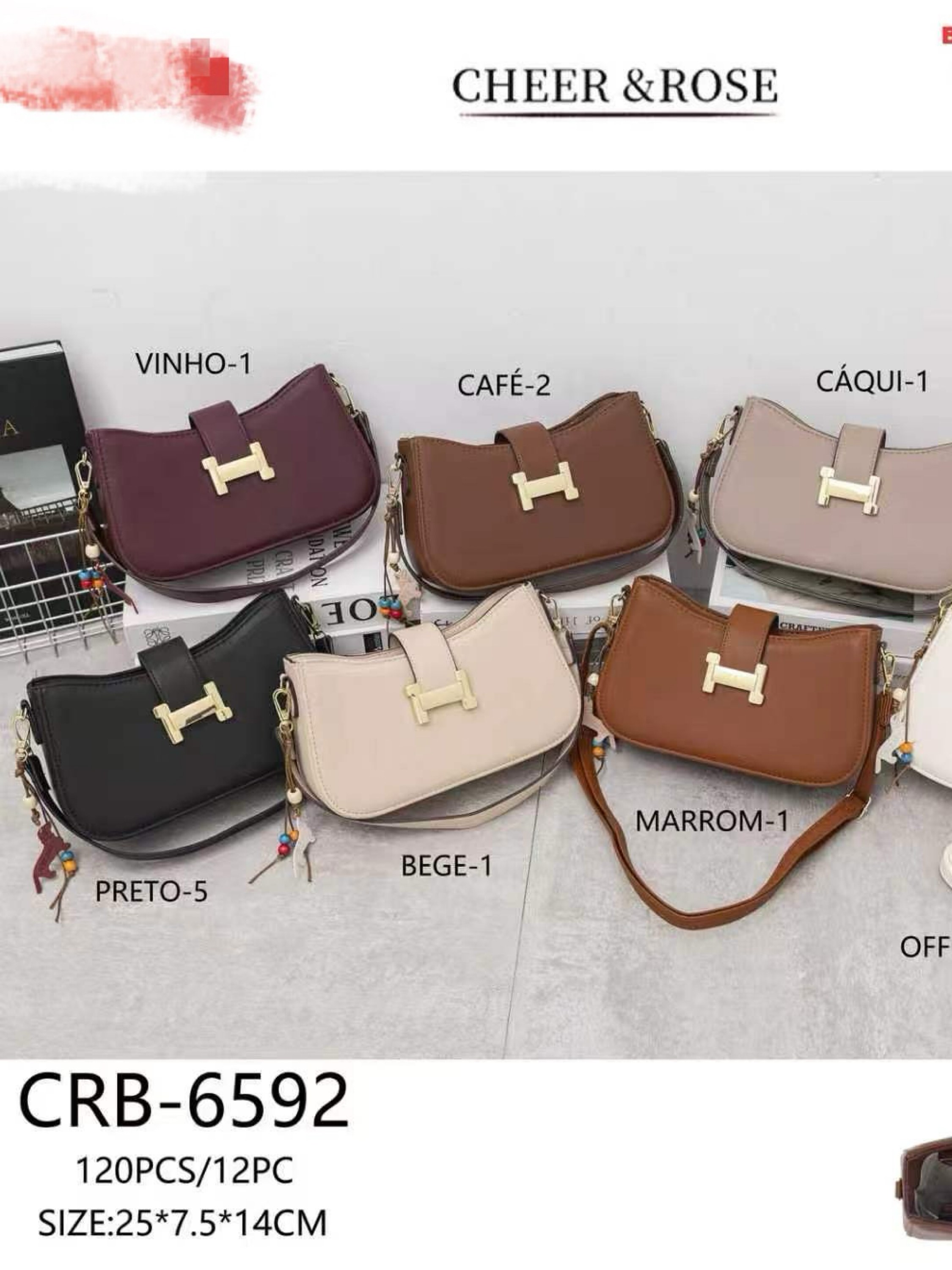Bolsas feminina com chaveiro 6592