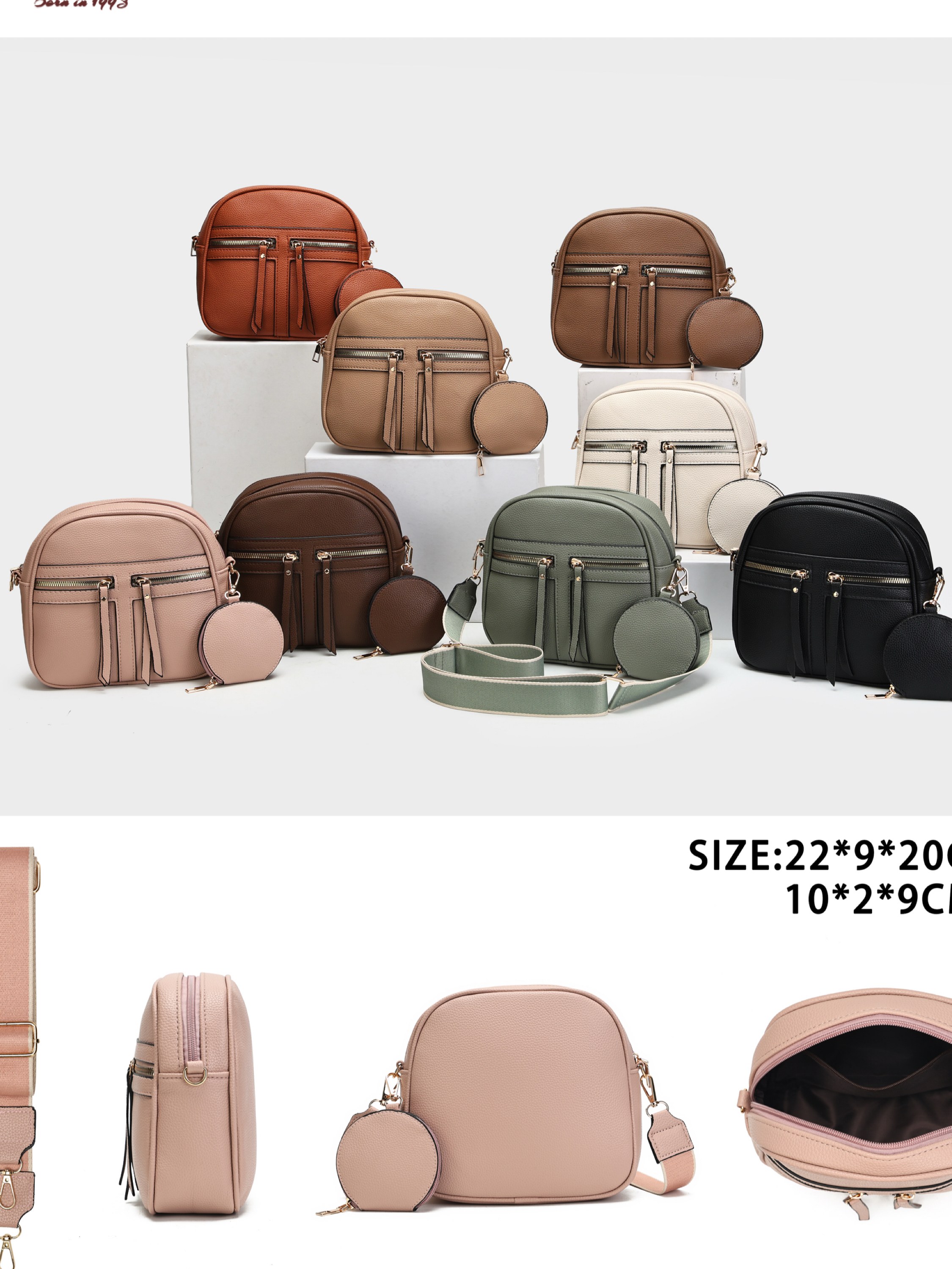 Bolsa feminina com alça larga 312